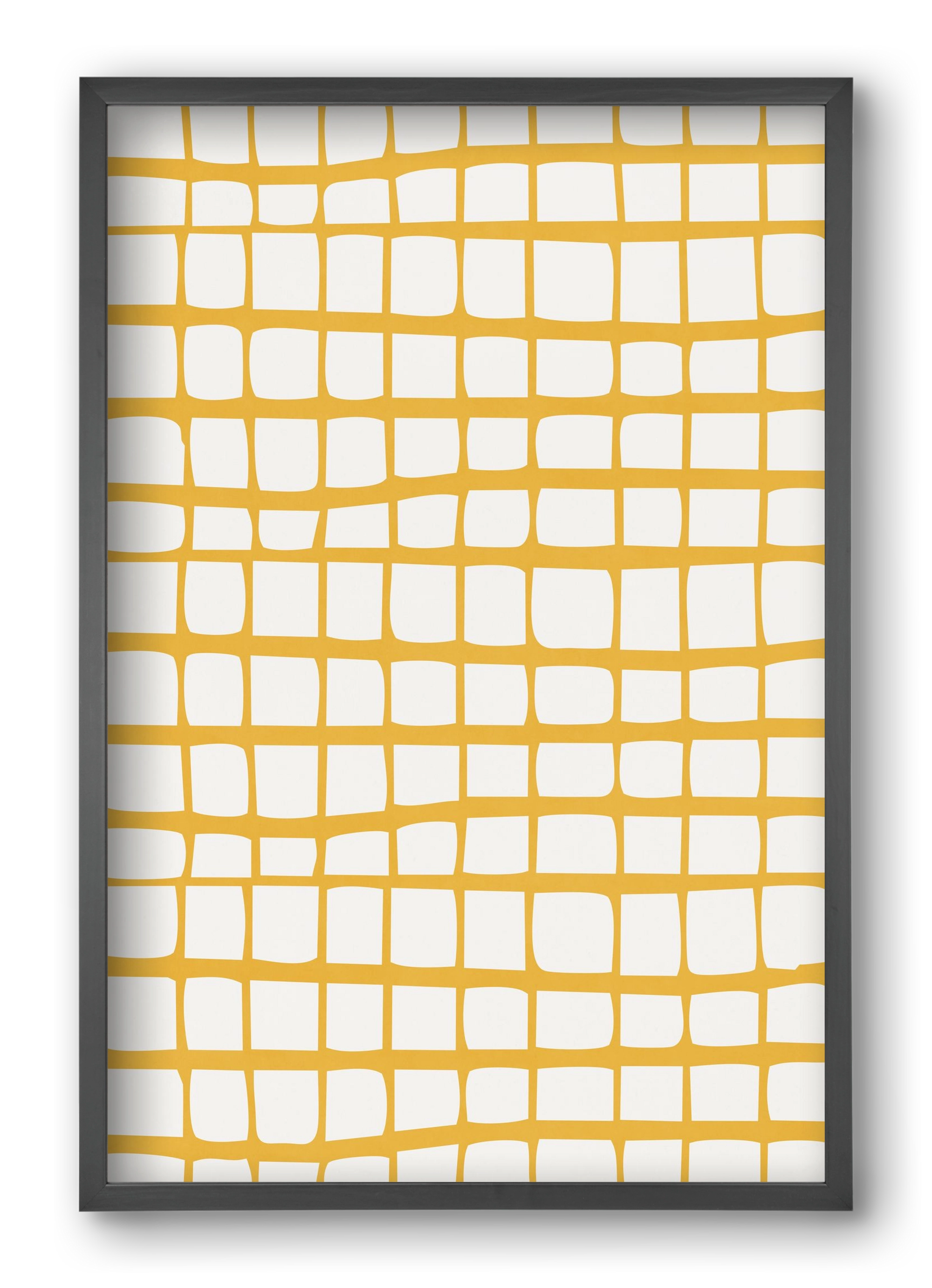 Organic Lines 04, 40x60 cm (40x60 cm), Fekete keret