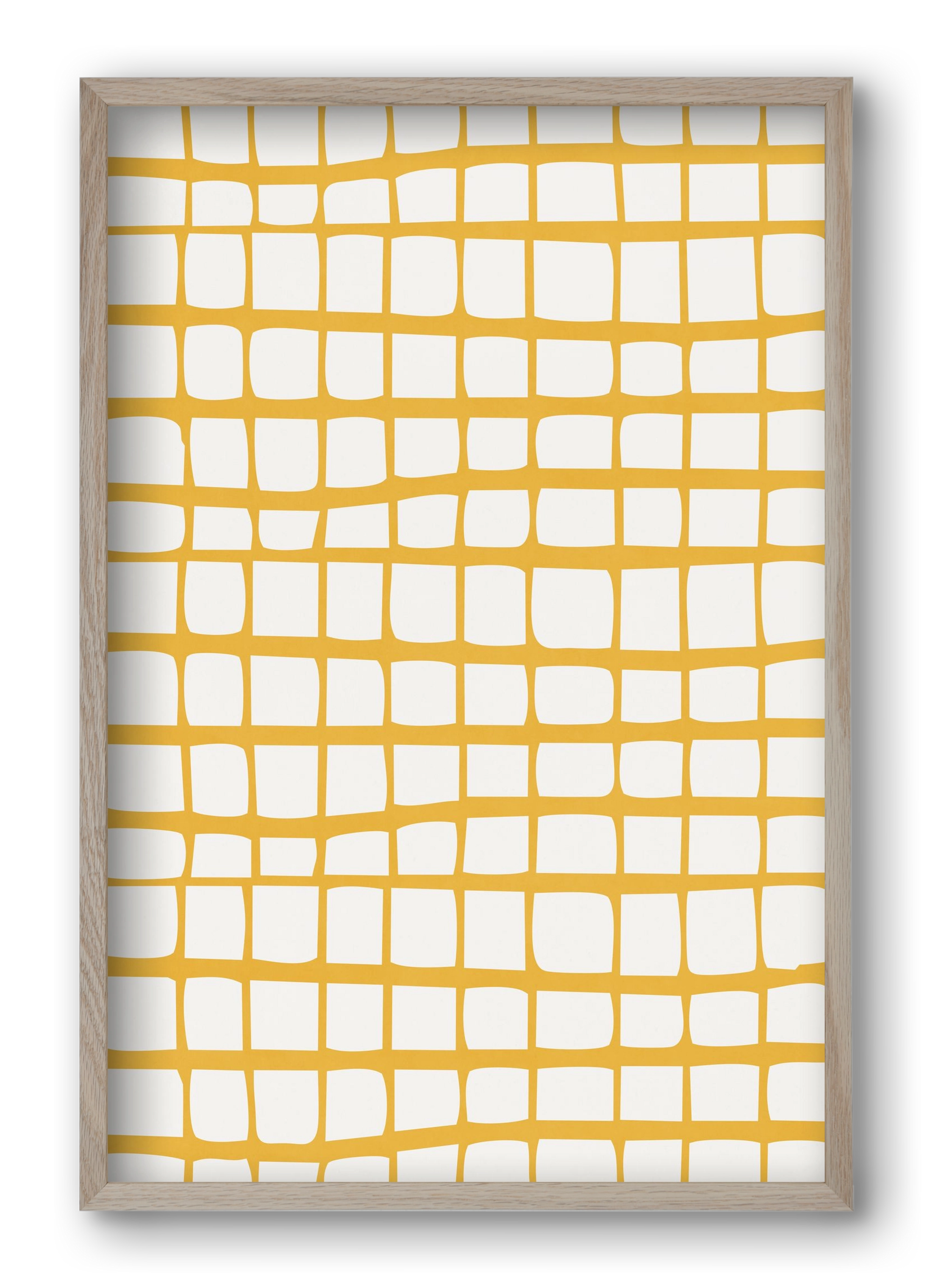 Organic Lines 04, 40x60 cm (40x60 cm), Tölgy keret