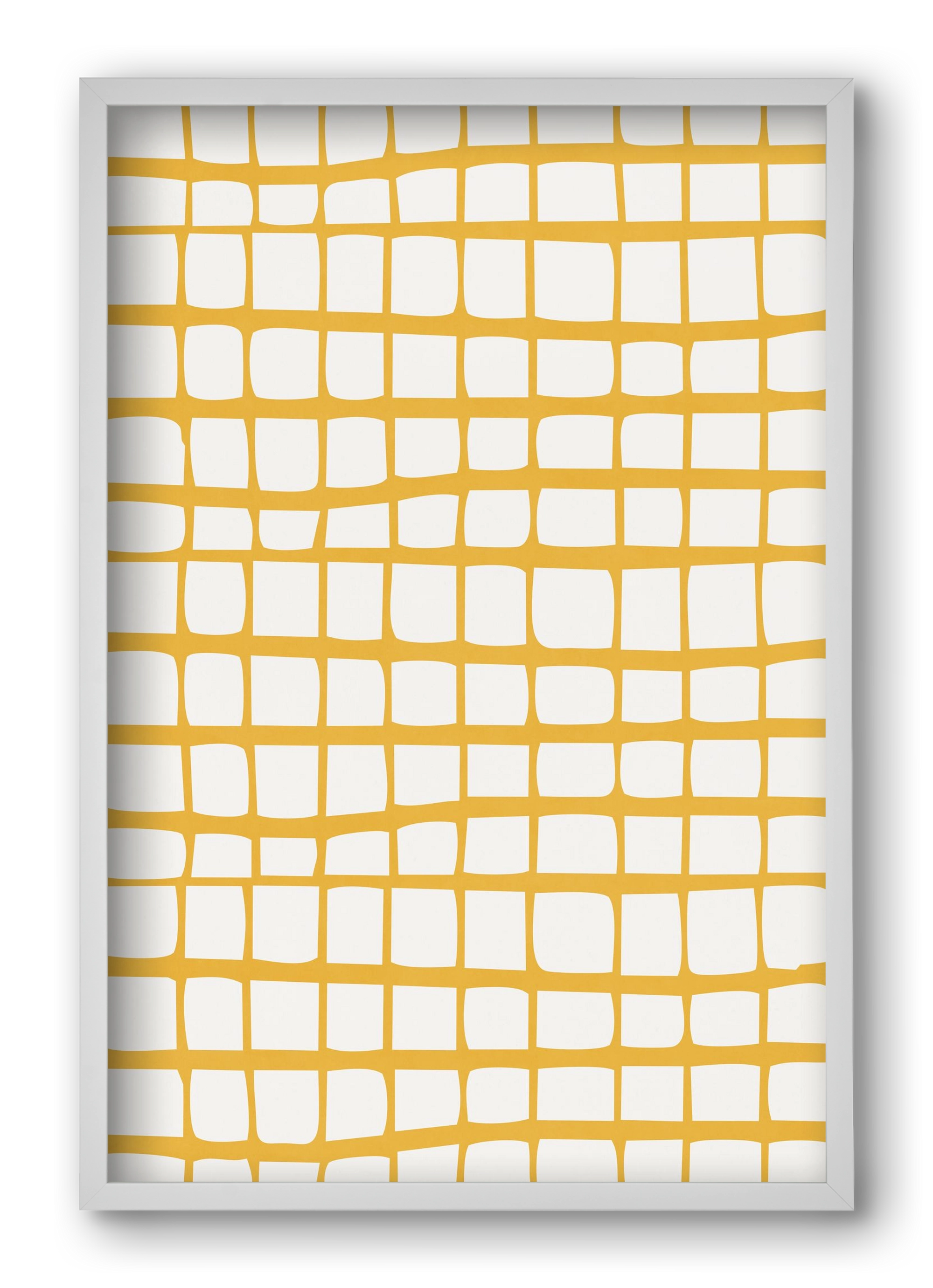 Organic Lines 04, 40x60 cm (40x60 cm), Fehér keret