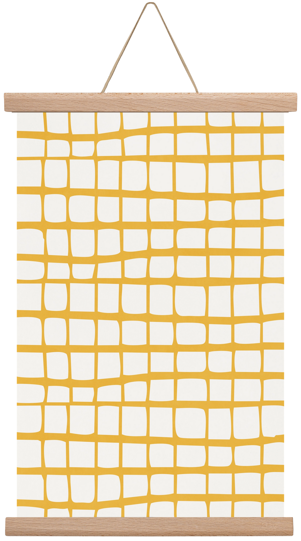 Organic Lines 04, 30x45 cm (30x45 cm), Tölgy akasztó