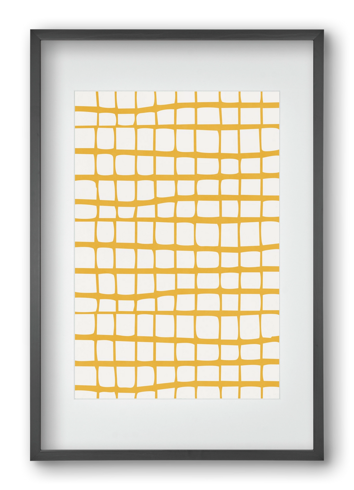 Organic Lines 04, 40x60 cm (30x45 cm), Fekete keret, paszpartuval