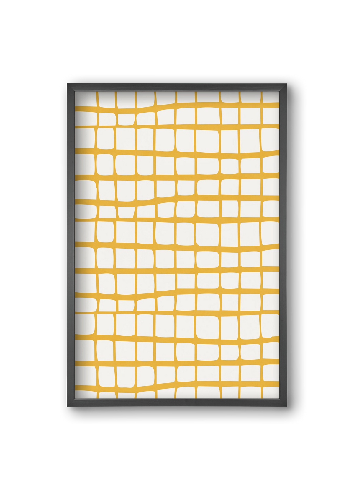 Organic Lines 04, 20x30 cm (20x30 cm), Fekete keret