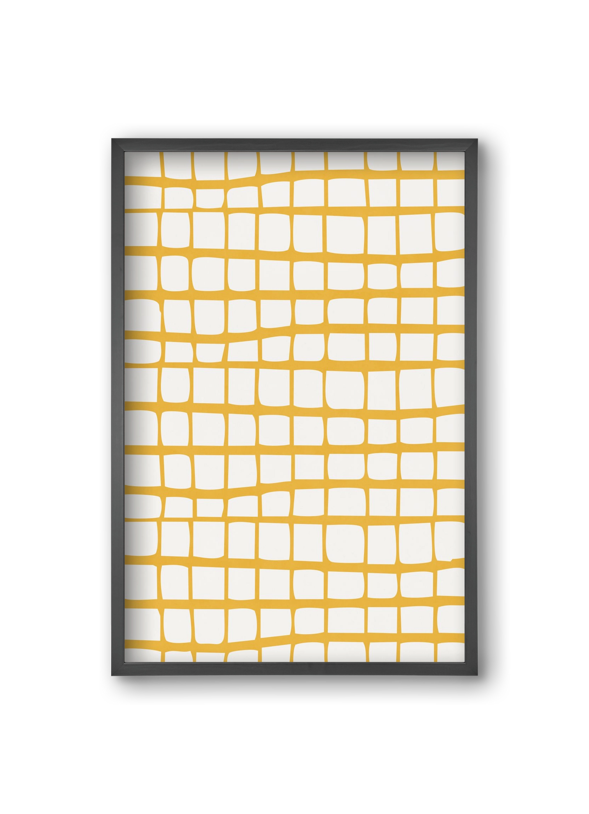 Organic Lines 04, 20x30 cm (20x30 cm), Fekete keret