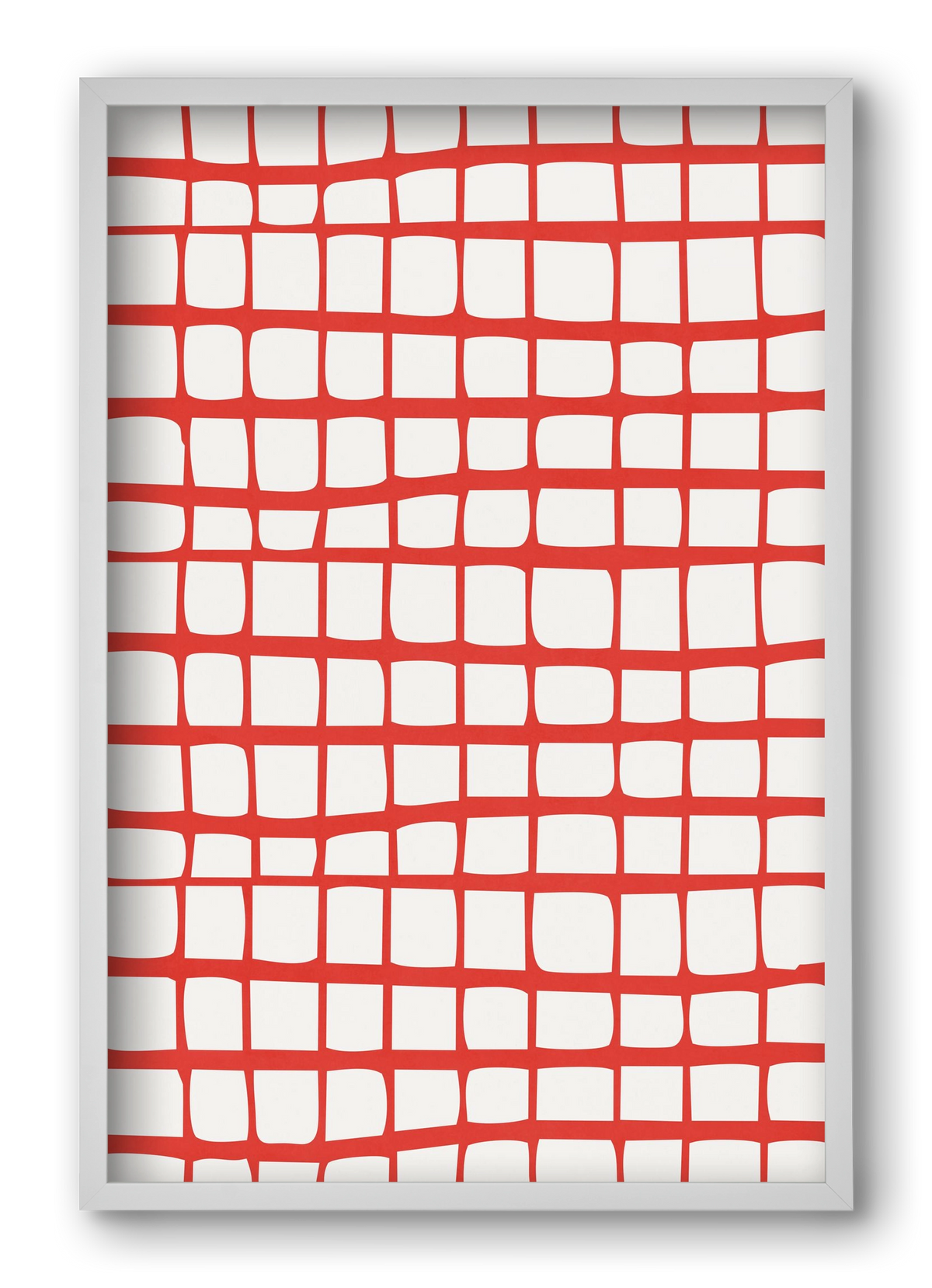 Organic Lines 05, 40x60 cm (40x60 cm), Fehér keret