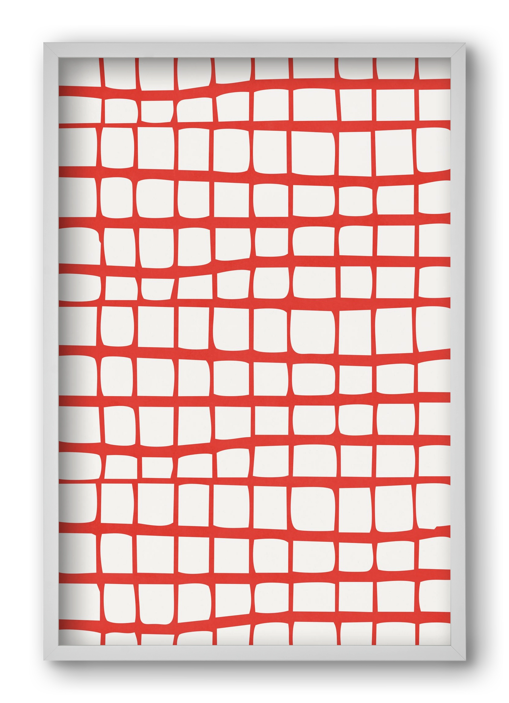 Organic Lines 05, 40x60 cm (40x60 cm), Fehér keret