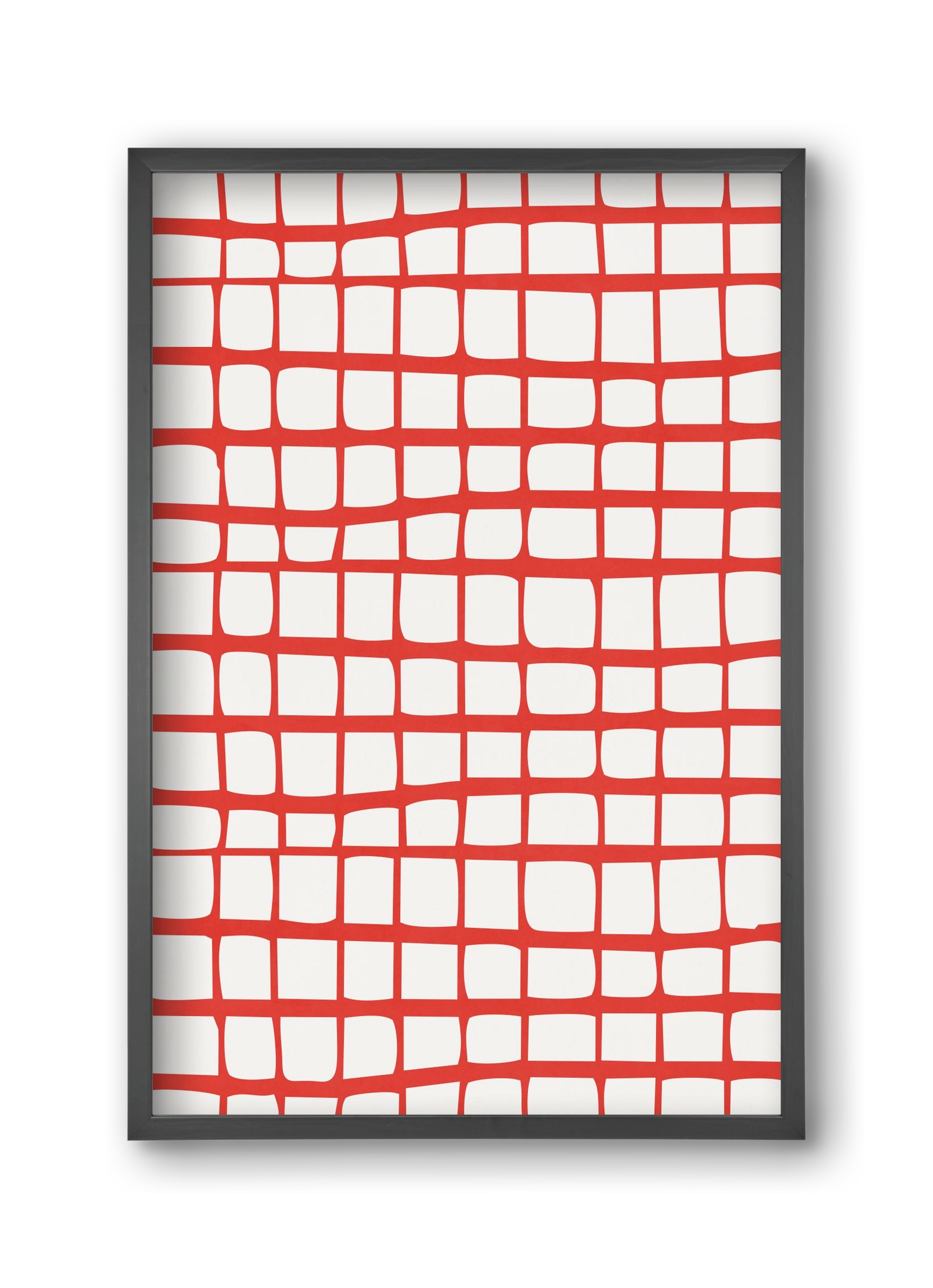 Organic Lines 05, 30x45 cm (30x45 cm), Fekete keret