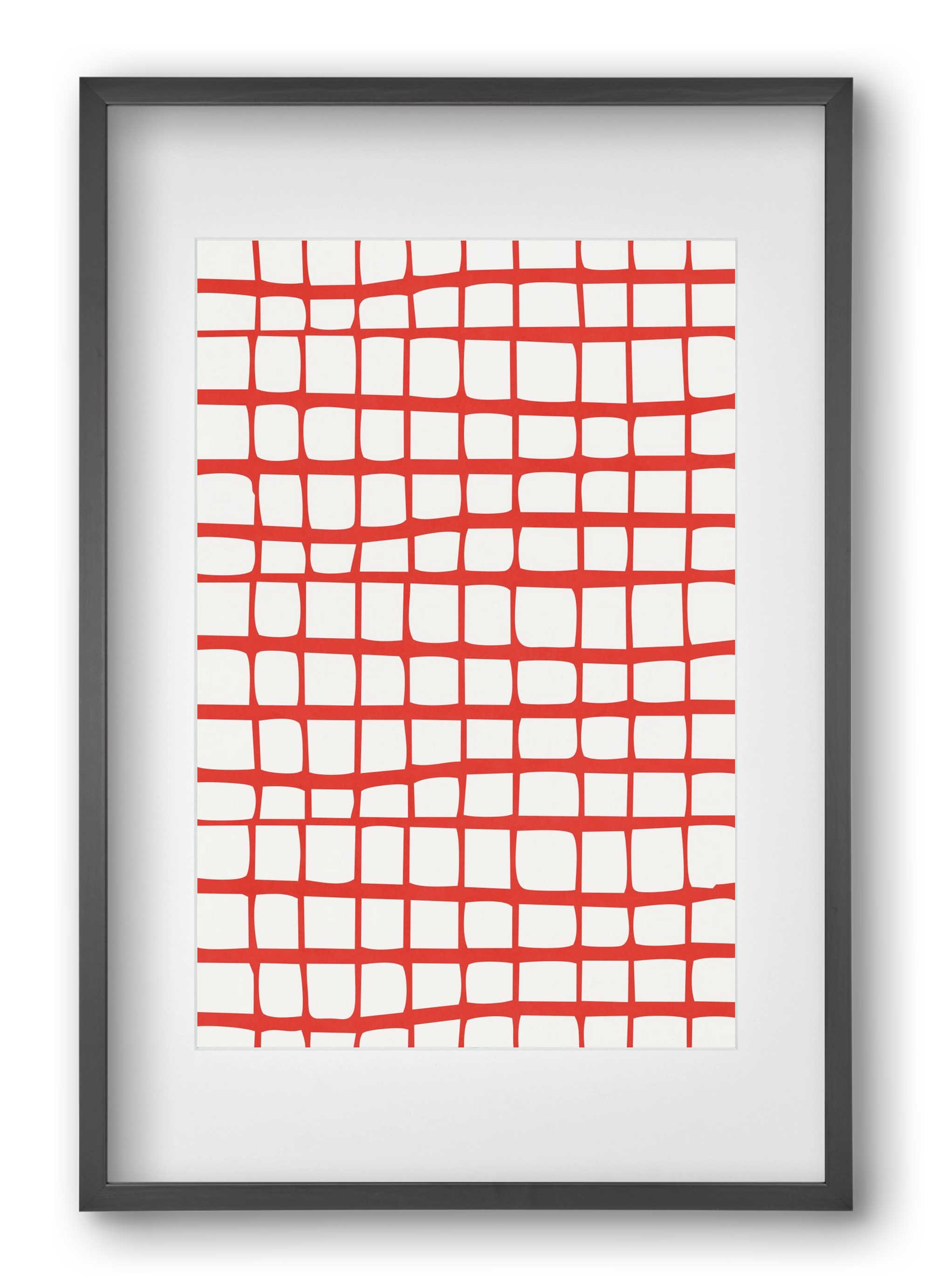 Organic Lines 05, 40x60 cm (30x45 cm), Fekete keret, paszpartuval