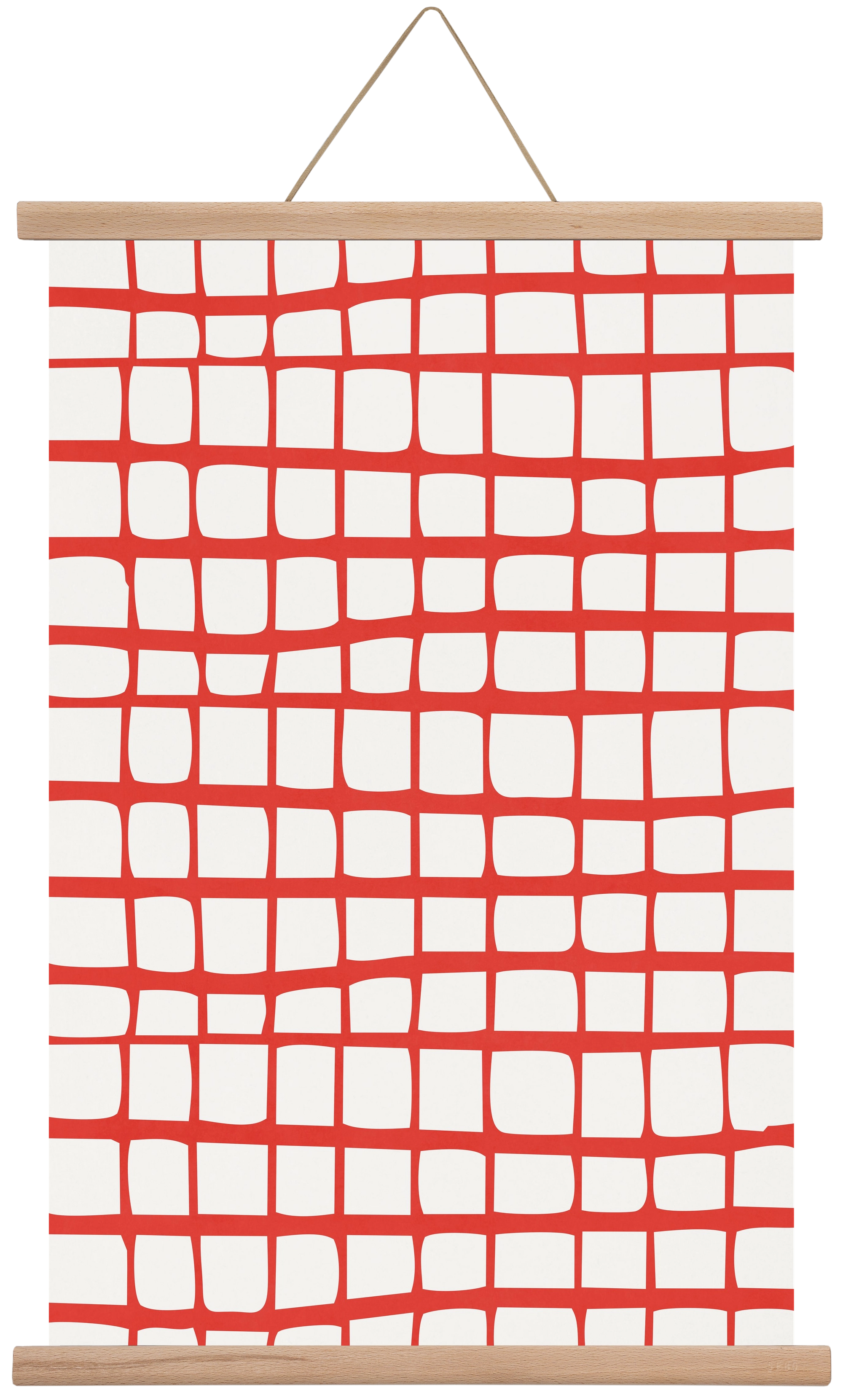 Organic Lines 05, 40x60 cm (40x60 cm), Tölgy akasztó