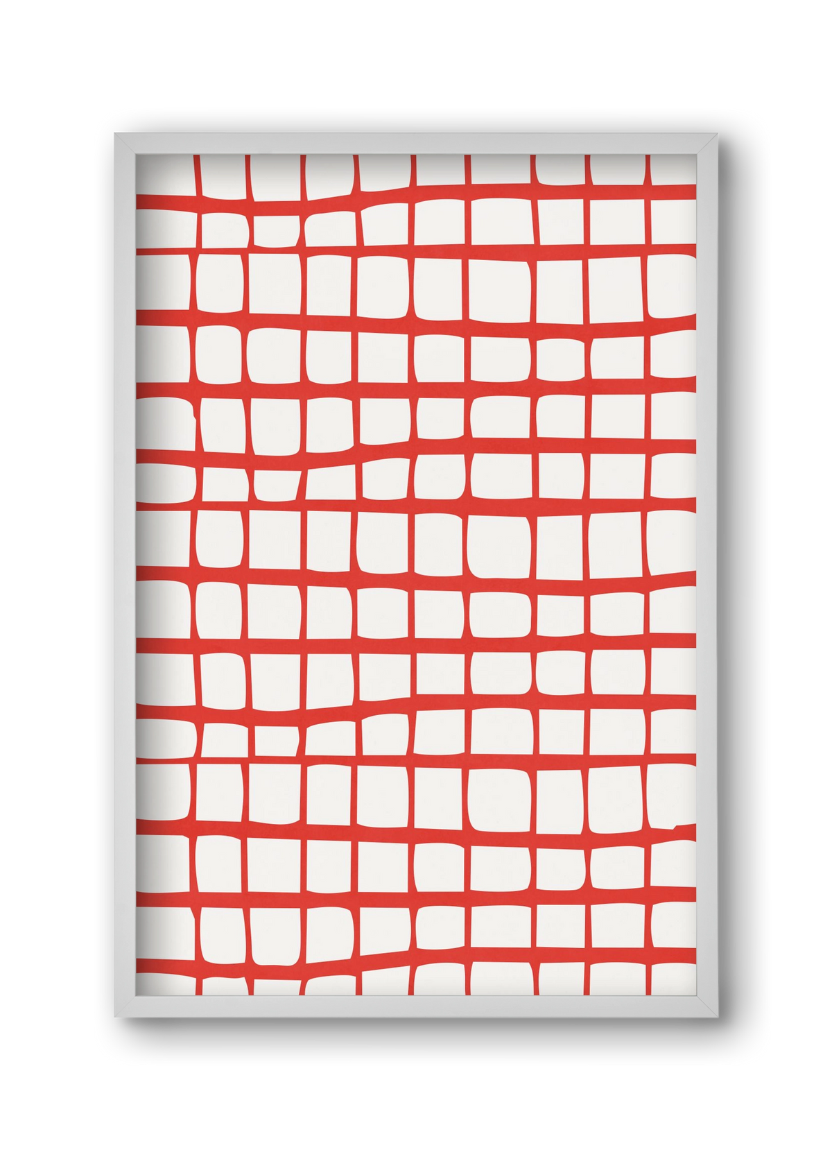 Organic Lines 05, 30x45 cm (30x45 cm), Fehér keret