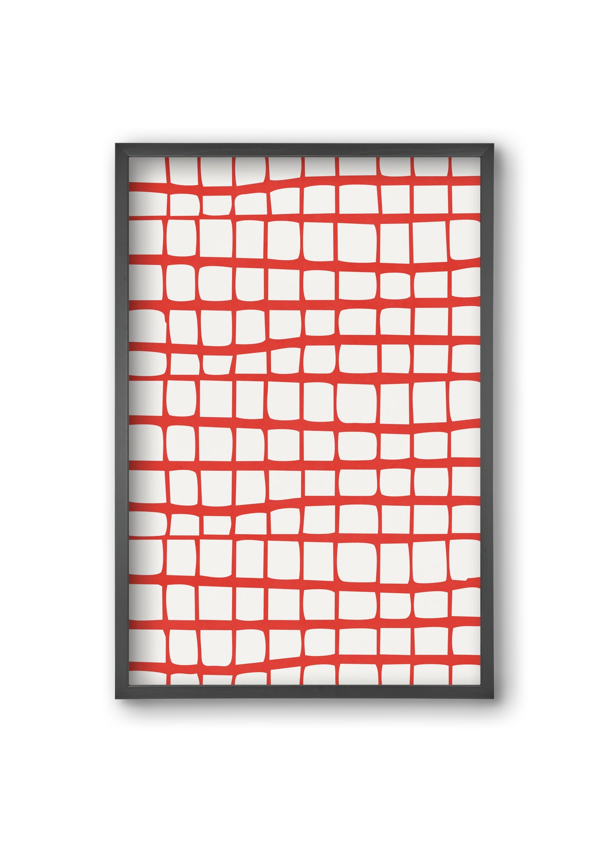 Organic Lines 05, 20x30 cm (20x30 cm), Fekete keret