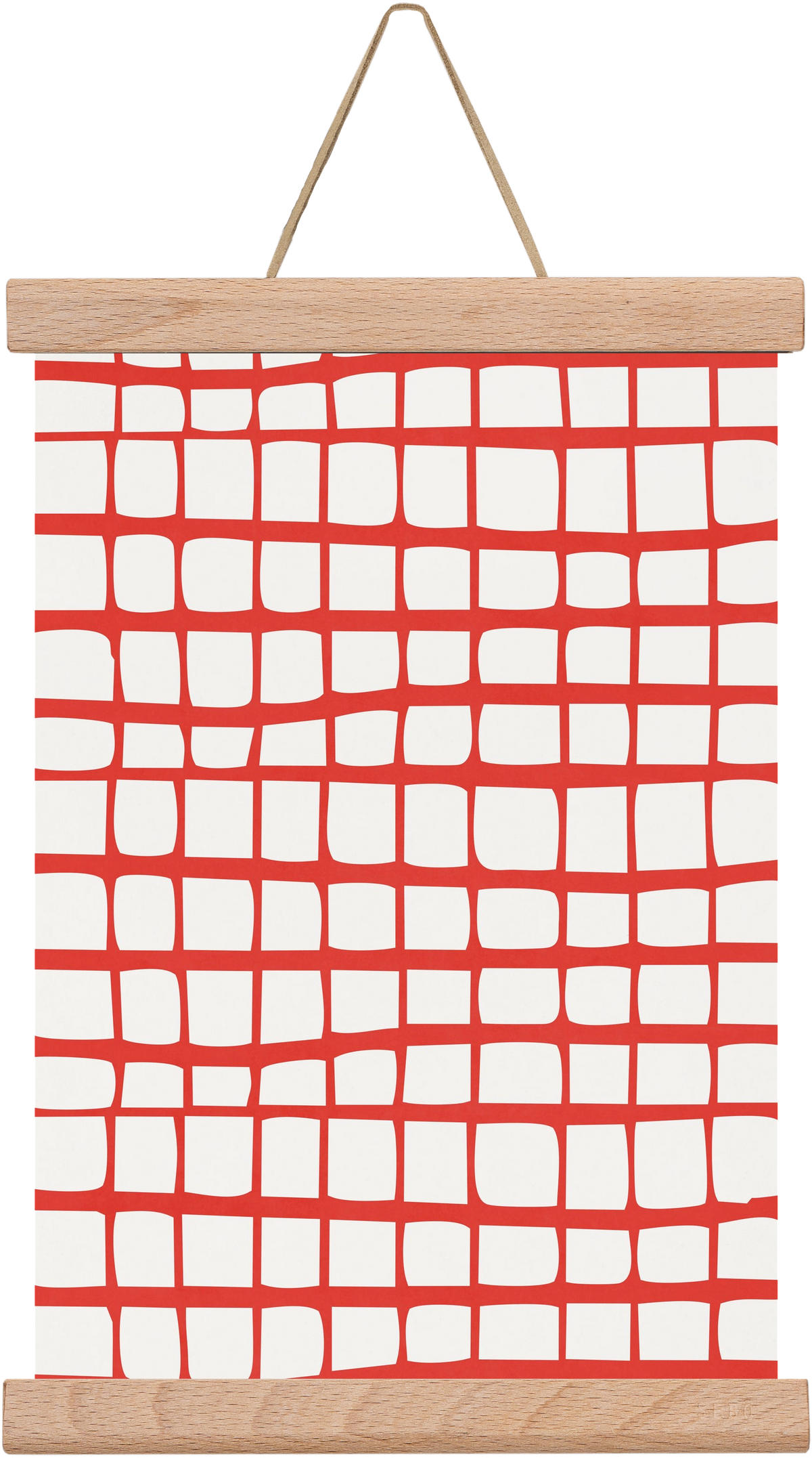 Organic Lines 05, 20x30 cm (20x30 cm), Tölgy akasztó