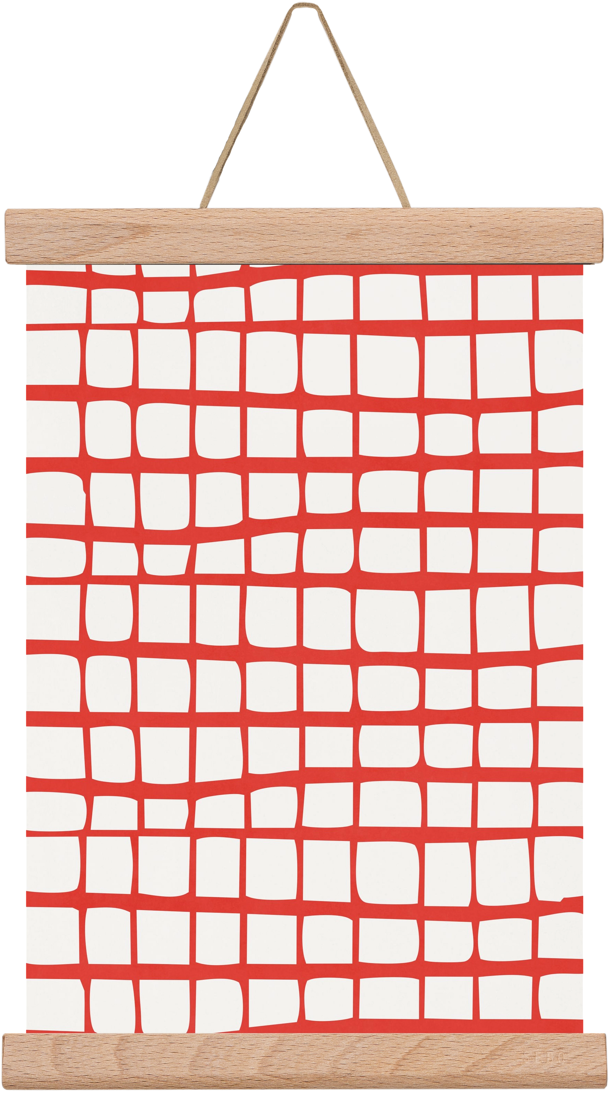 Organic Lines 05, 20x30 cm (20x30 cm), Tölgy akasztó