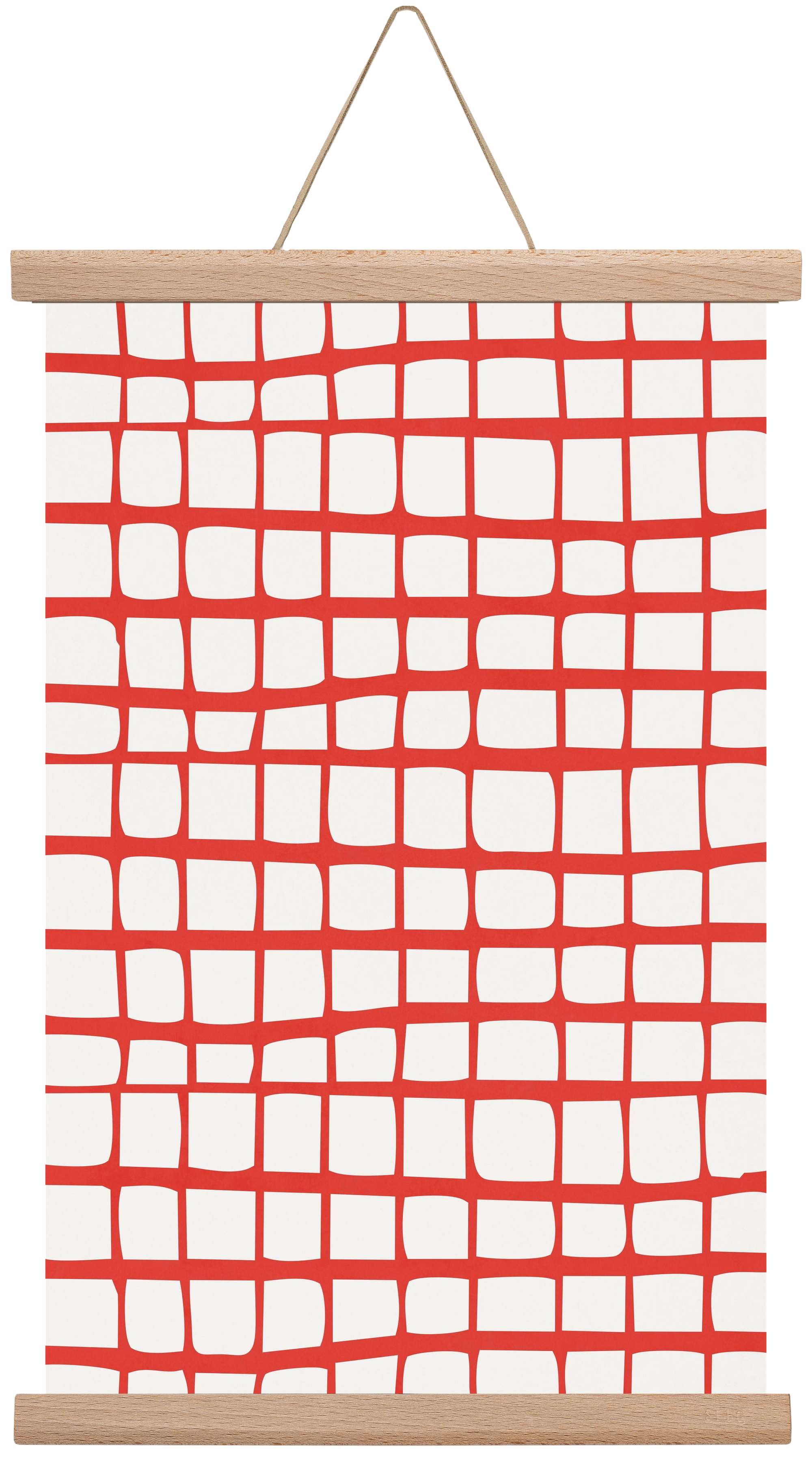 Organic Lines 05, 30x45 cm (30x45 cm), Tölgy akasztó