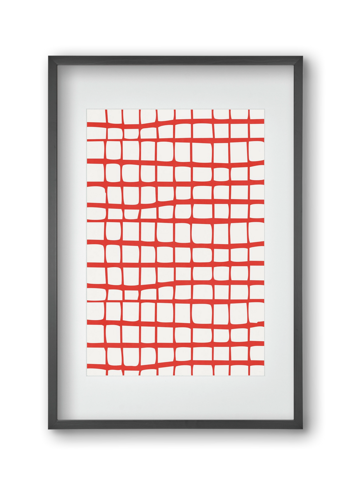 Organic Lines 05, 30x45 cm (20x30 cm), Fekete keret, paszpartuval