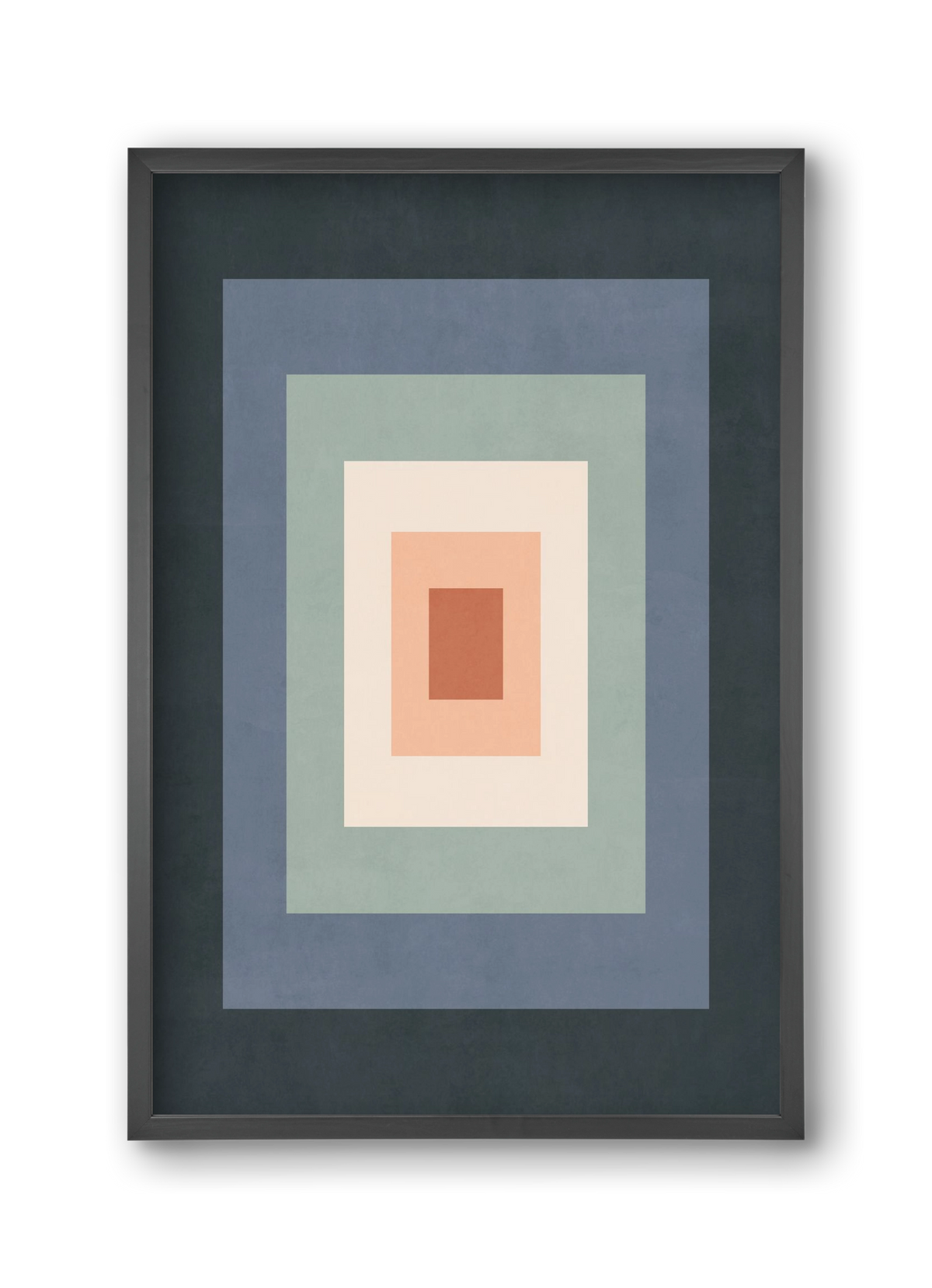 Rectangular Composition 01, 30x45 cm (30x45 cm), Fekete keret
