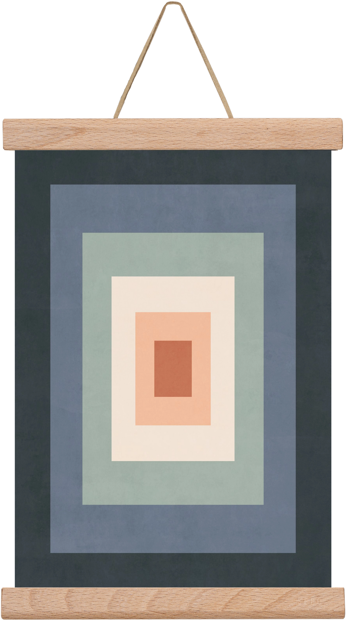 Rectangular Composition 01, 20x30 cm (20x30 cm), Tölgy akasztó