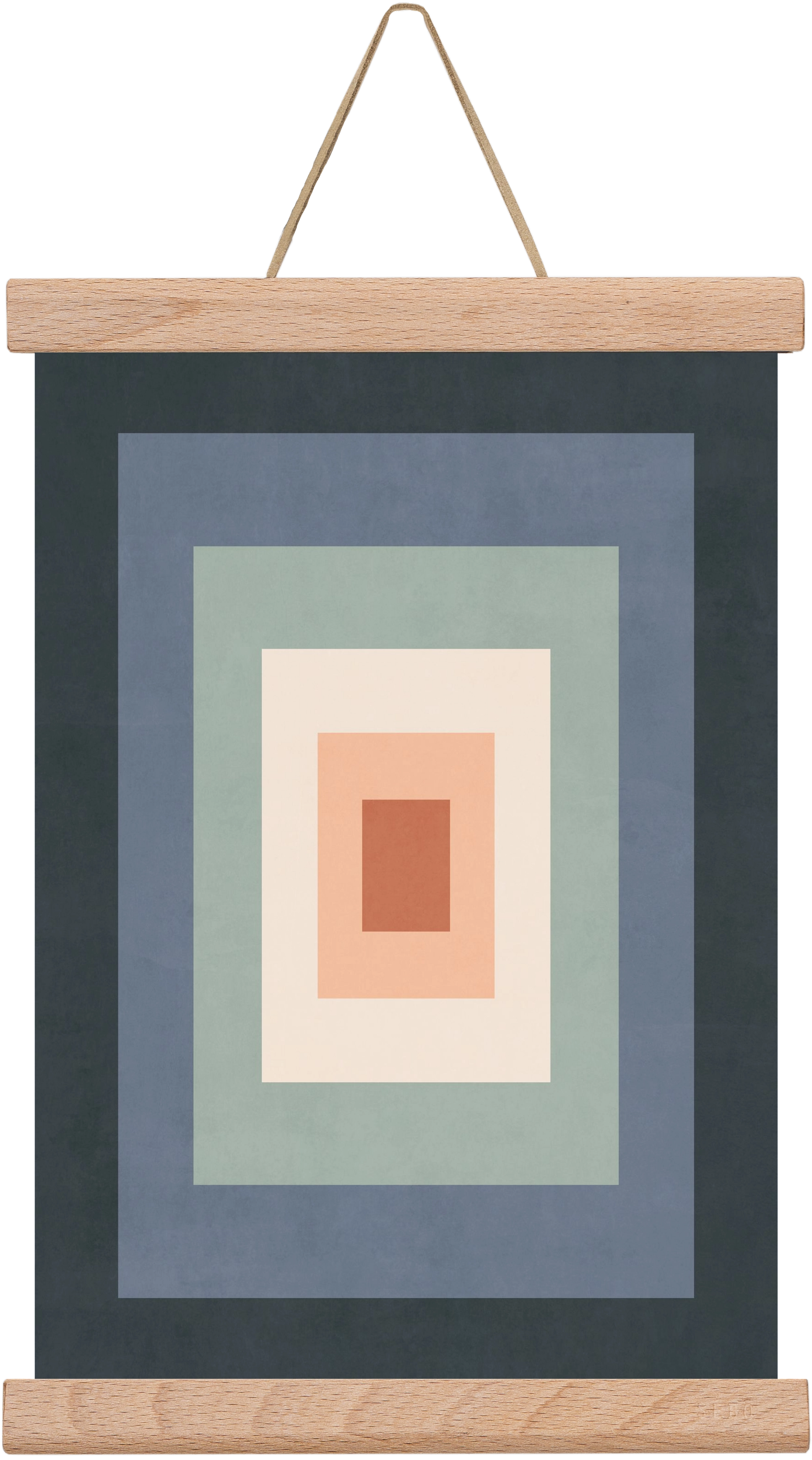 Rectangular Composition 01, 20x30 cm (20x30 cm), Tölgy akasztó