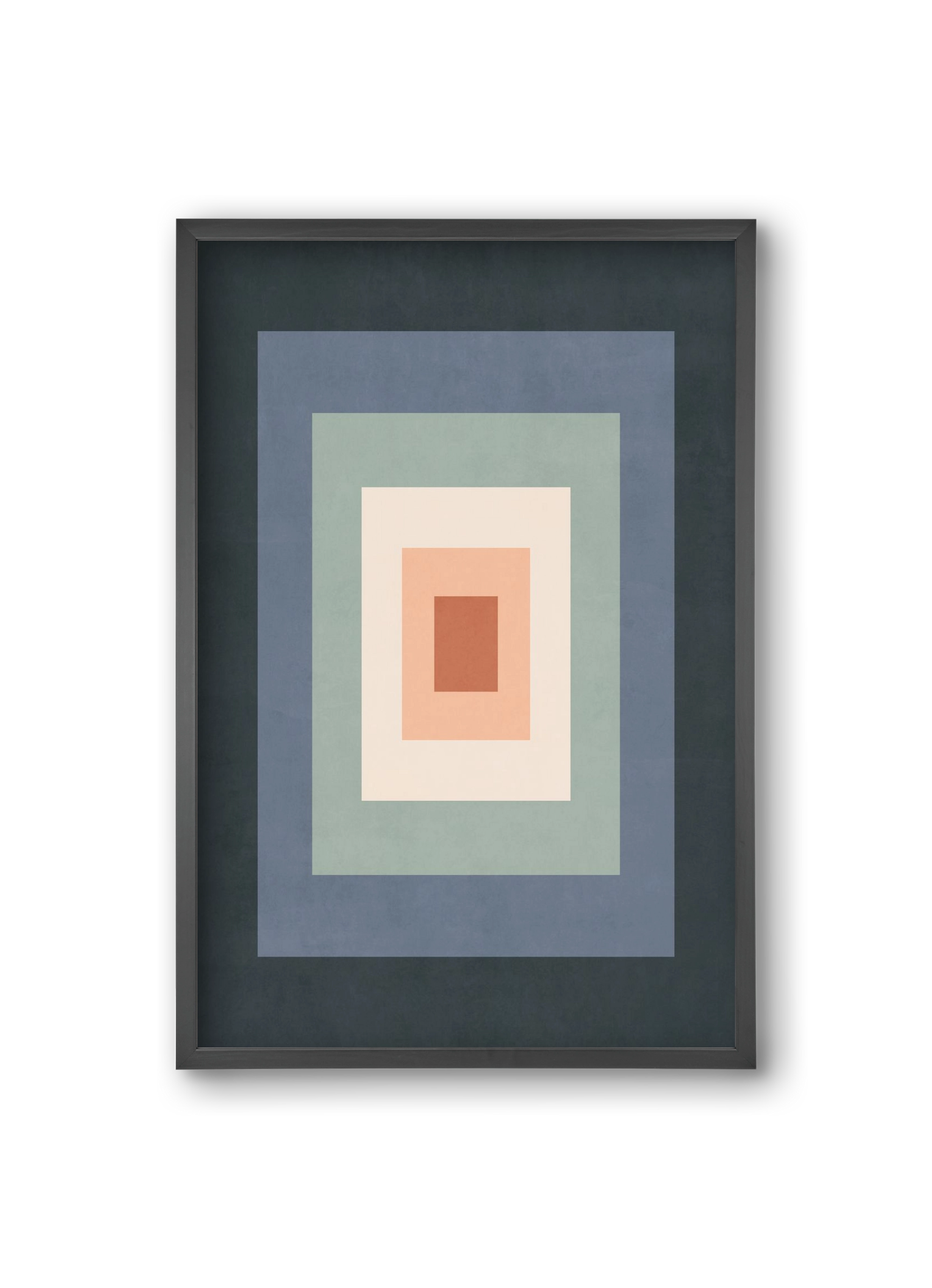 Rectangular Composition 01, 20x30 cm (20x30 cm), Fekete keret