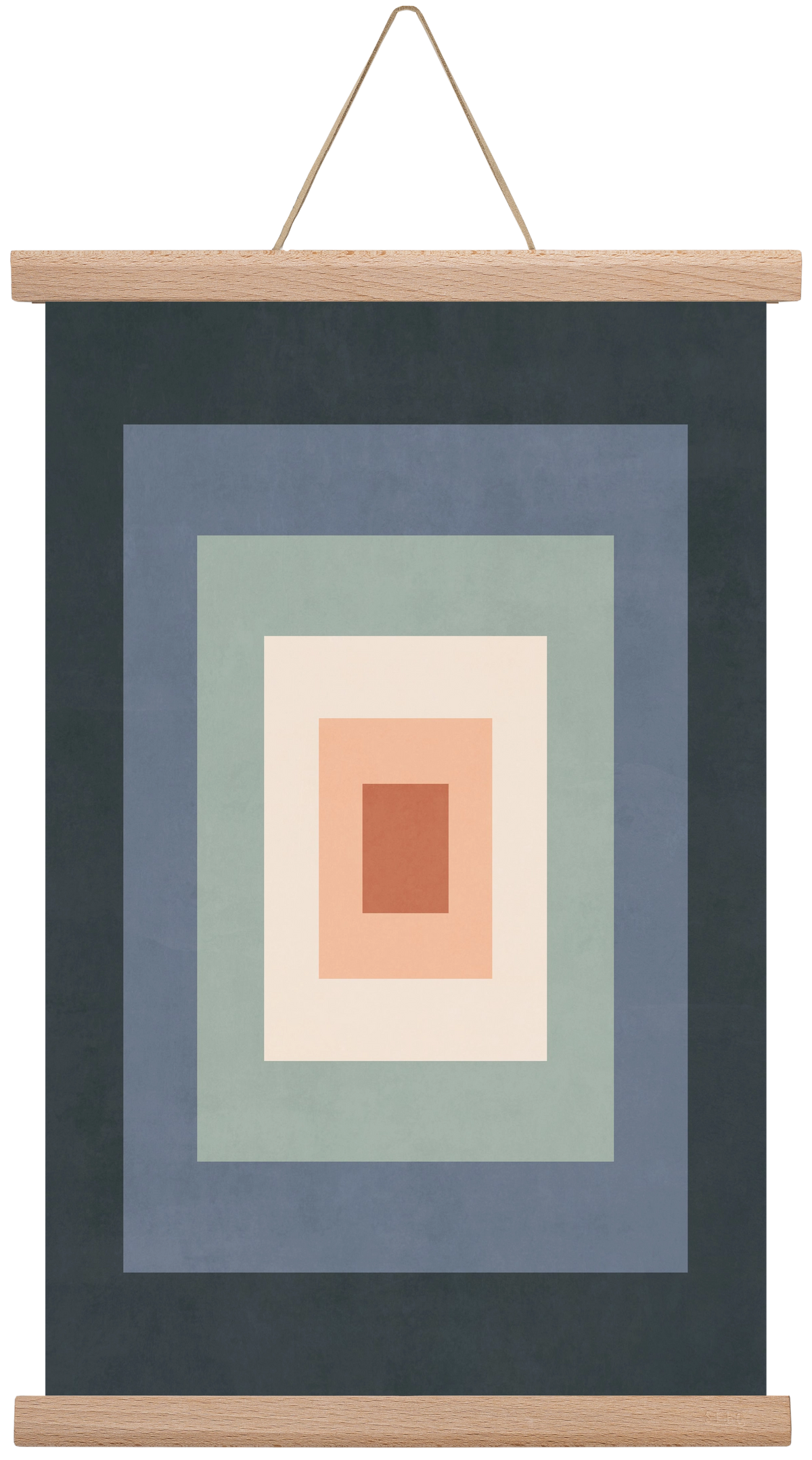 Rectangular Composition 01, 30x45 cm (30x45 cm), Tölgy akasztó