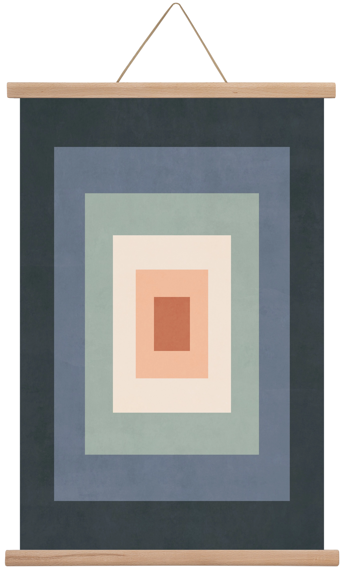 Rectangular Composition 01, 40x60 cm (40x60 cm), Tölgy akasztó