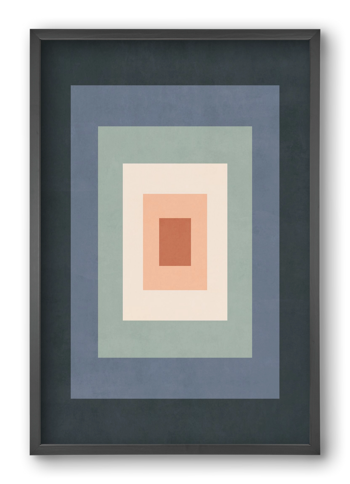 Rectangular Composition 01, 40x60 cm (40x60 cm), Fekete keret