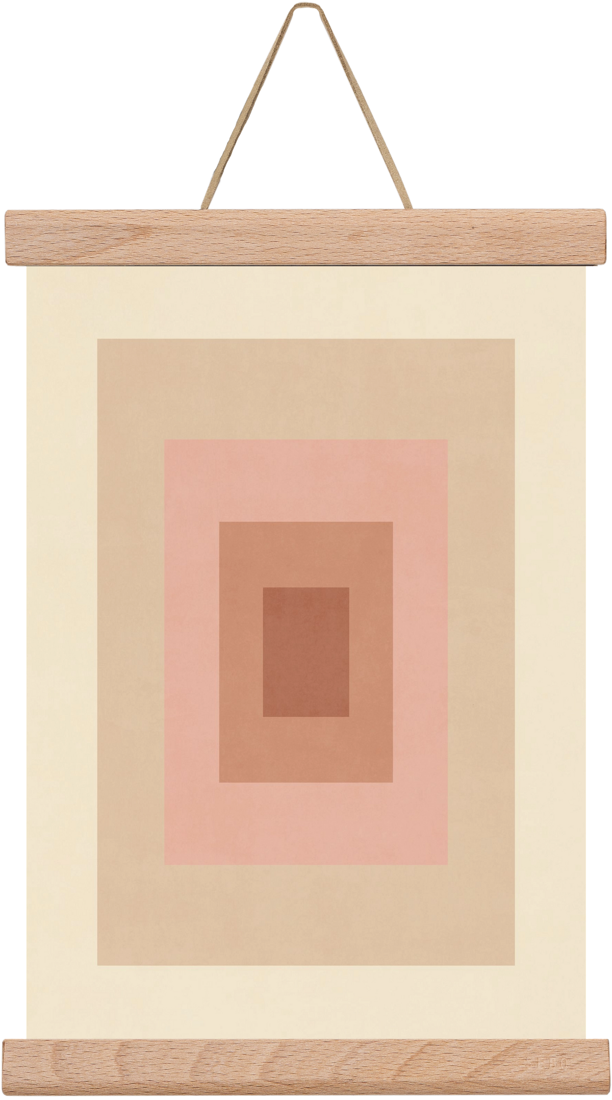 Rectangular Composition 05, 20x30 cm (20x30 cm), Tölgy akasztó