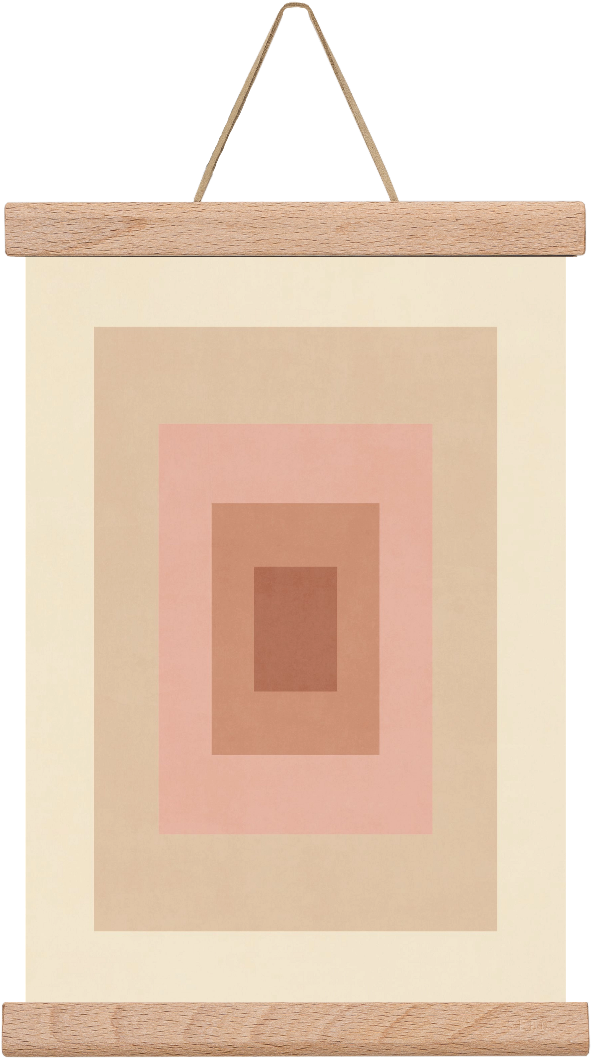 Rectangular Composition 05, 20x30 cm (20x30 cm), Tölgy akasztó