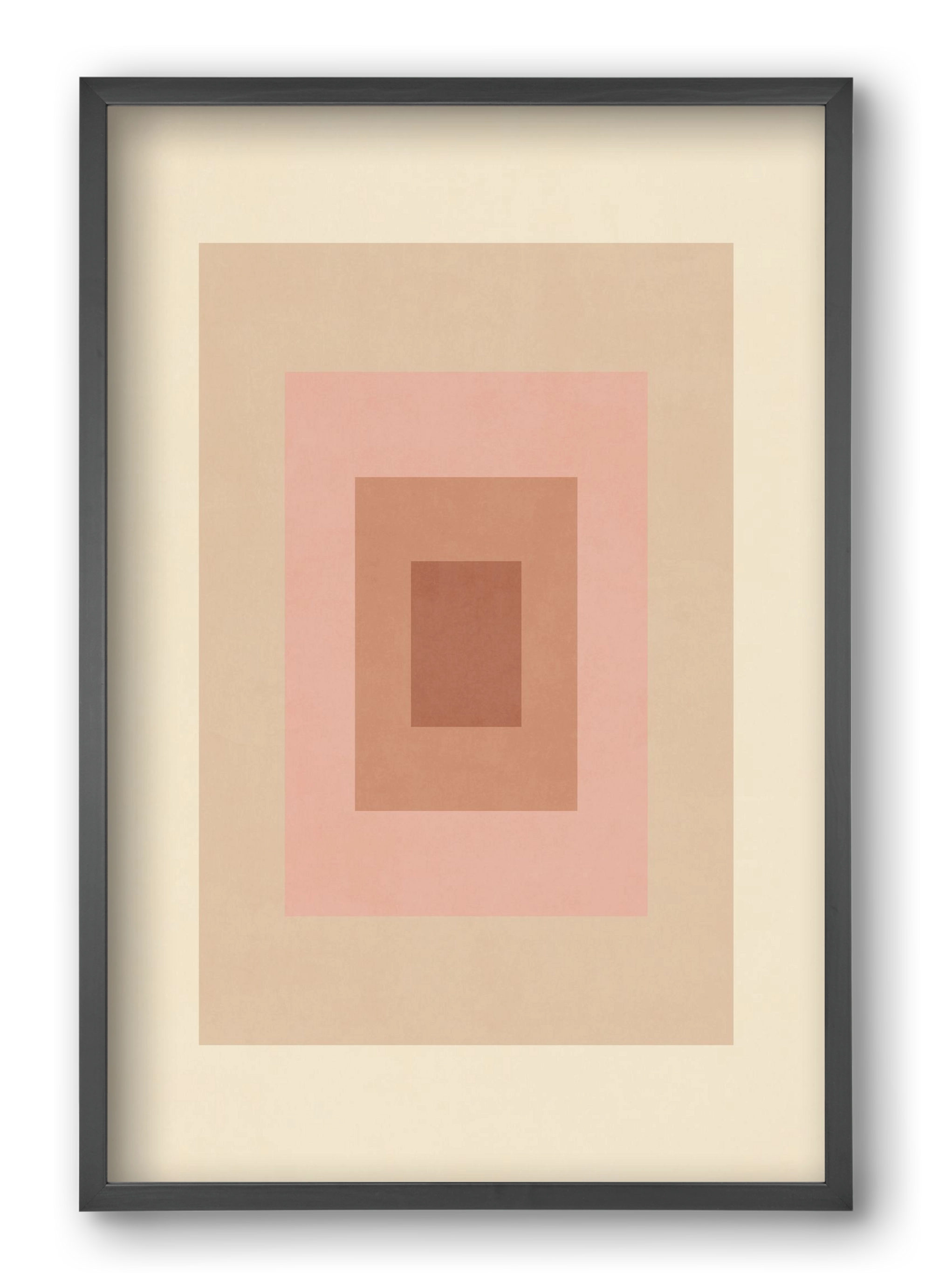 Rectangular Composition 05, 40x60 cm (40x60 cm), Fekete keret