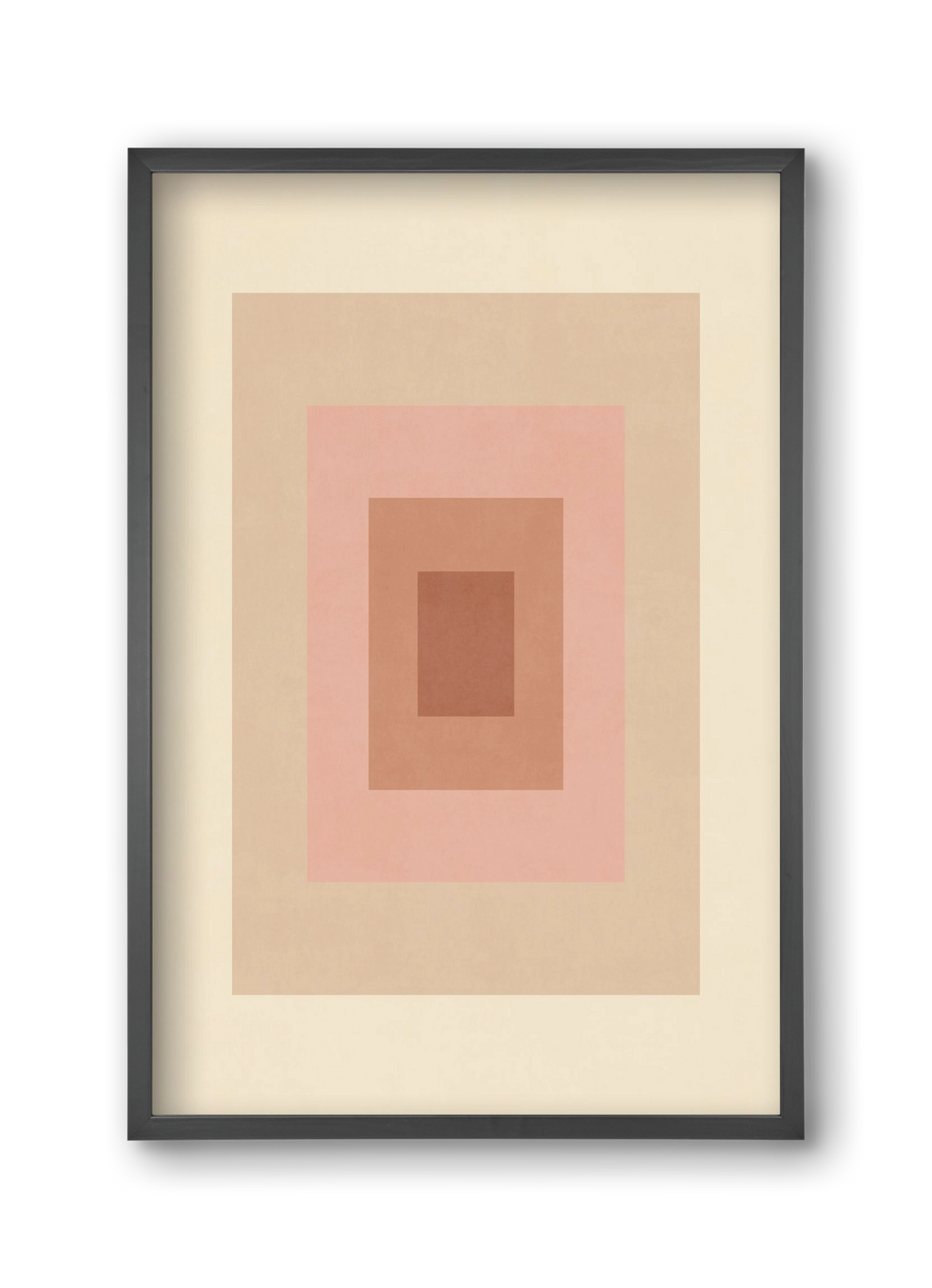 Rectangular Composition 05, 30x45 cm (30x45 cm), Fekete keret