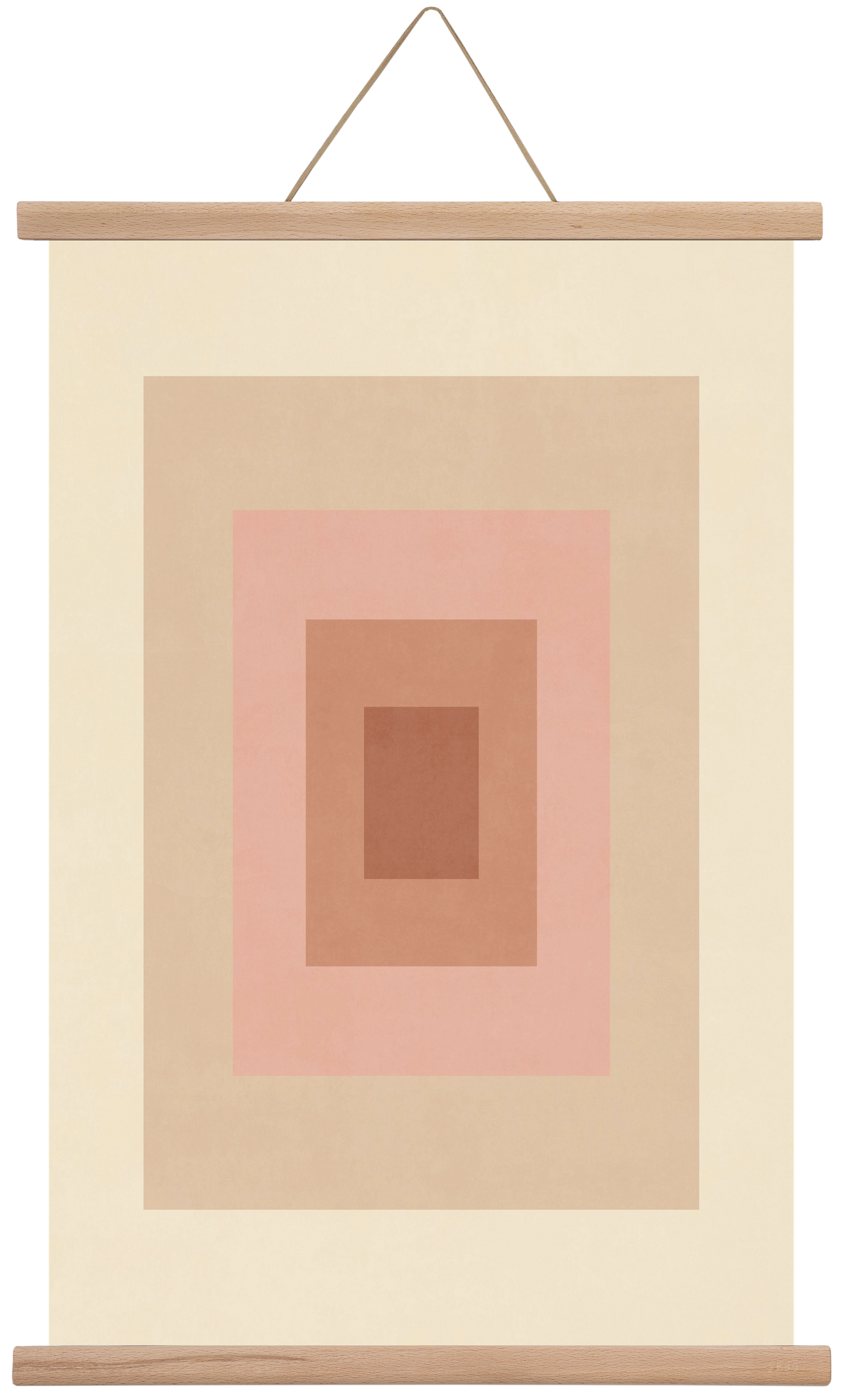 Rectangular Composition 05, 40x60 cm (40x60 cm), Tölgy akasztó