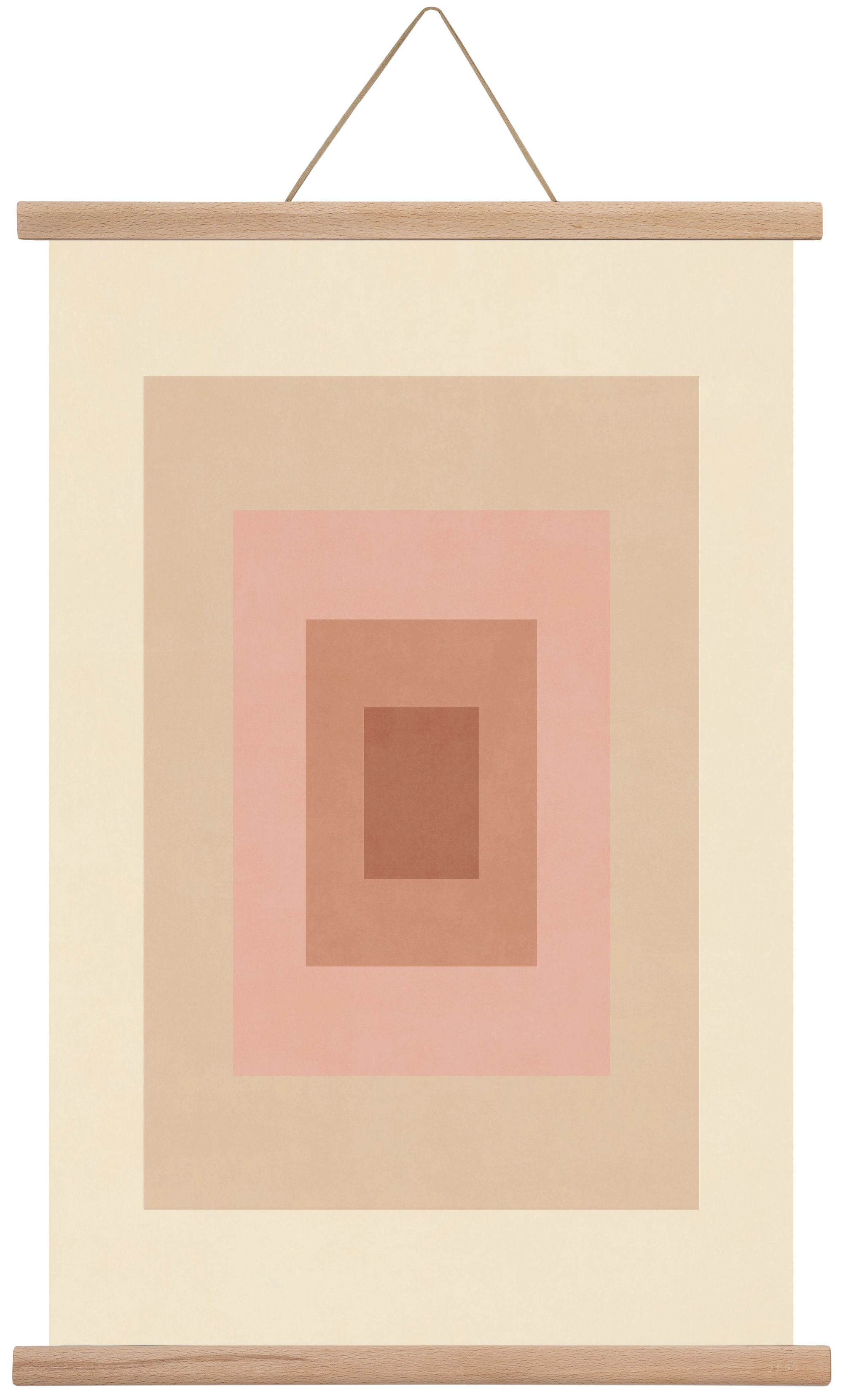 Rectangular Composition 05, 40x60 cm (40x60 cm), Tölgy akasztó
