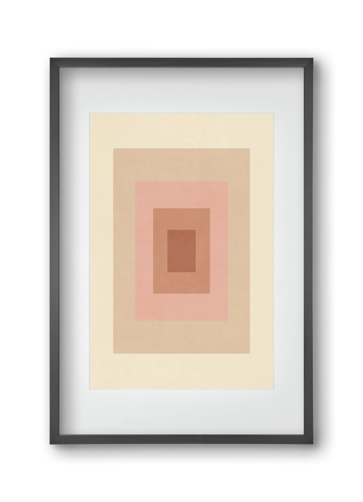 Rectangular Composition 05, 30x45 cm (20x30 cm), Fekete keret, paszpartuval