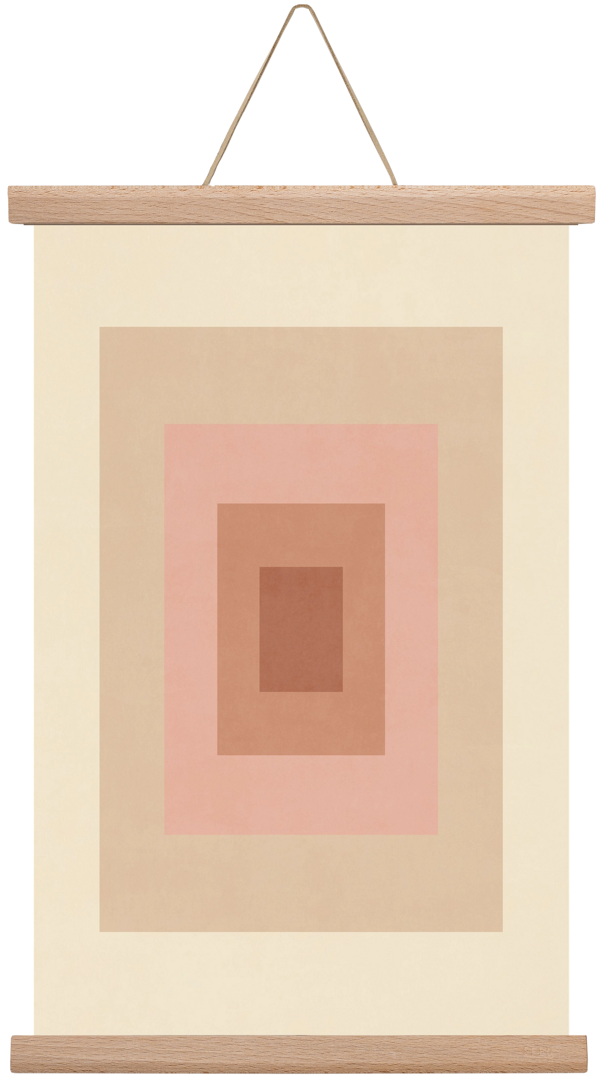Rectangular Composition 05, 30x45 cm (30x45 cm), Tölgy akasztó