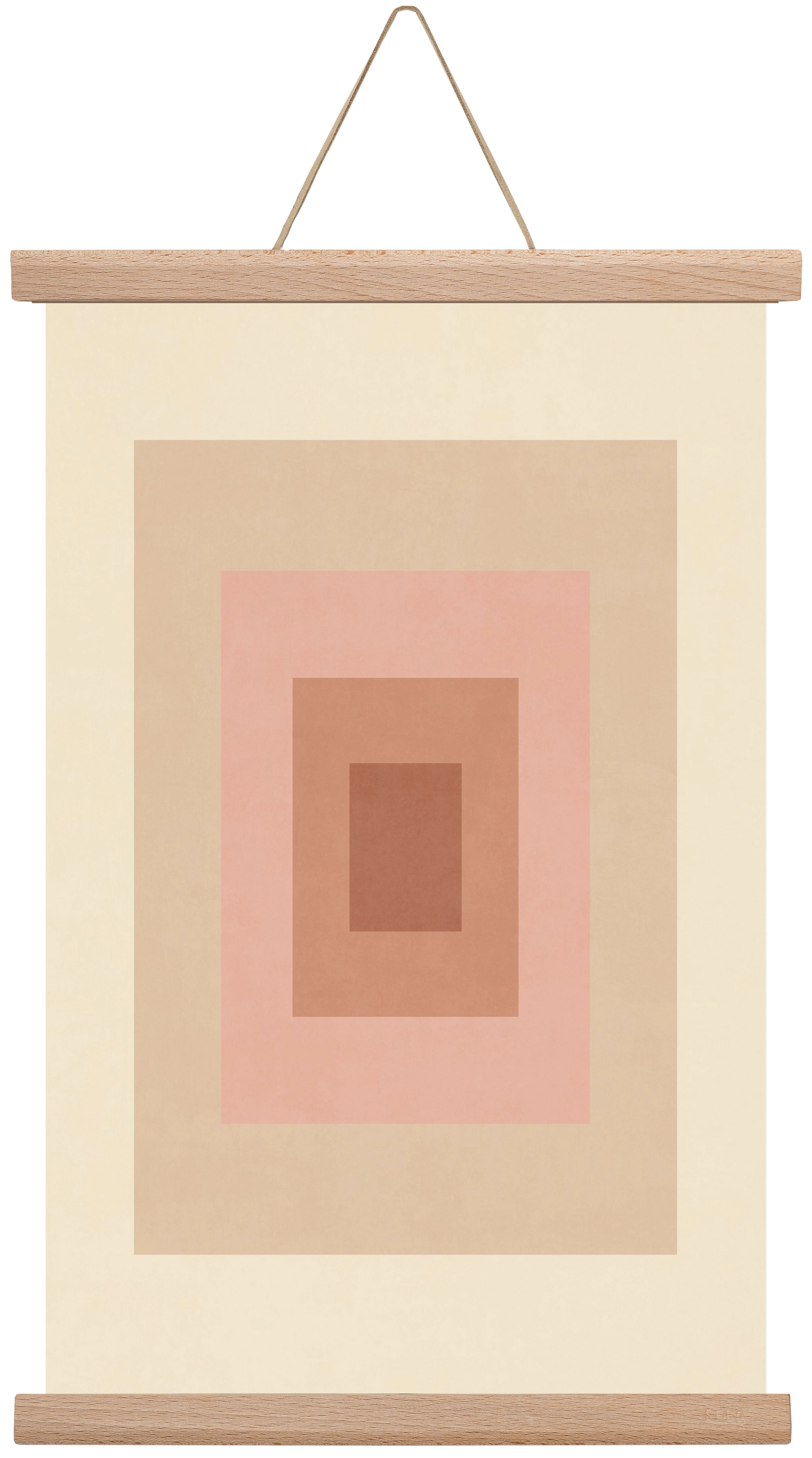 Rectangular Composition 05, 30x45 cm (30x45 cm), Tölgy akasztó