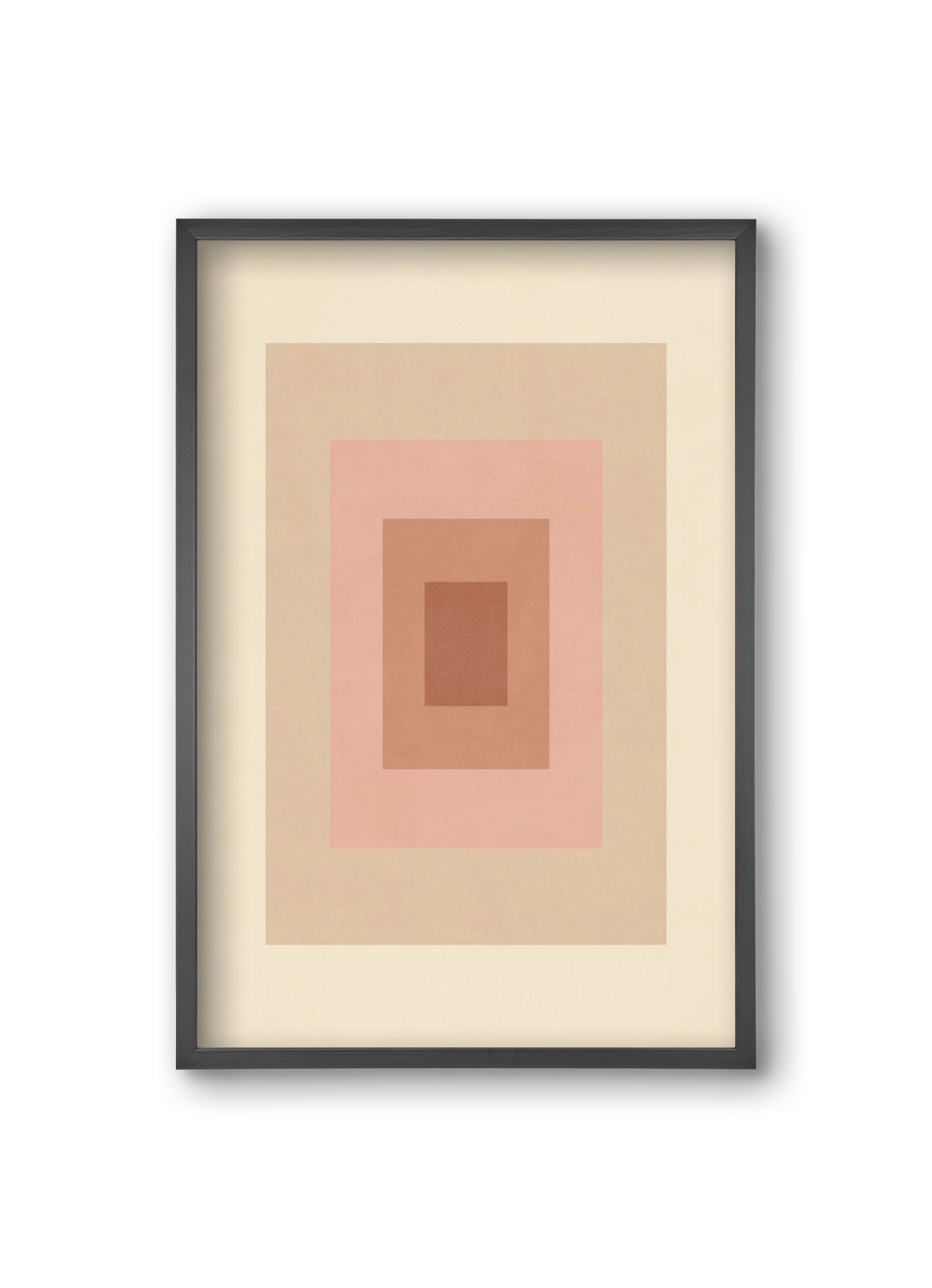 Rectangular Composition 05, 20x30 cm (20x30 cm), Fekete keret