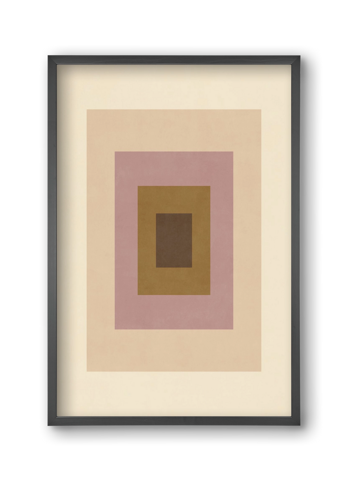 Rectangular Composition 06, 30x45 cm (30x45 cm), Fekete keret