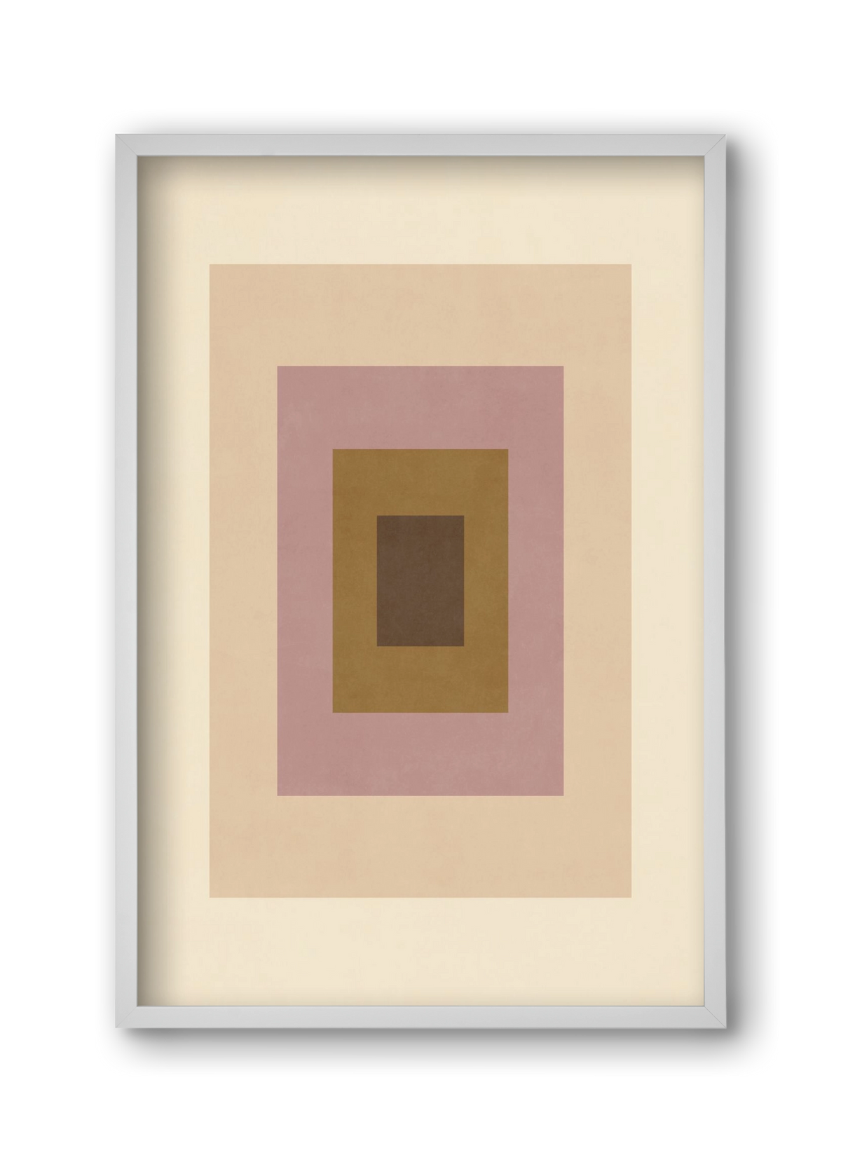 Rectangular Composition 06, 30x45 cm (30x45 cm), Fehér keret