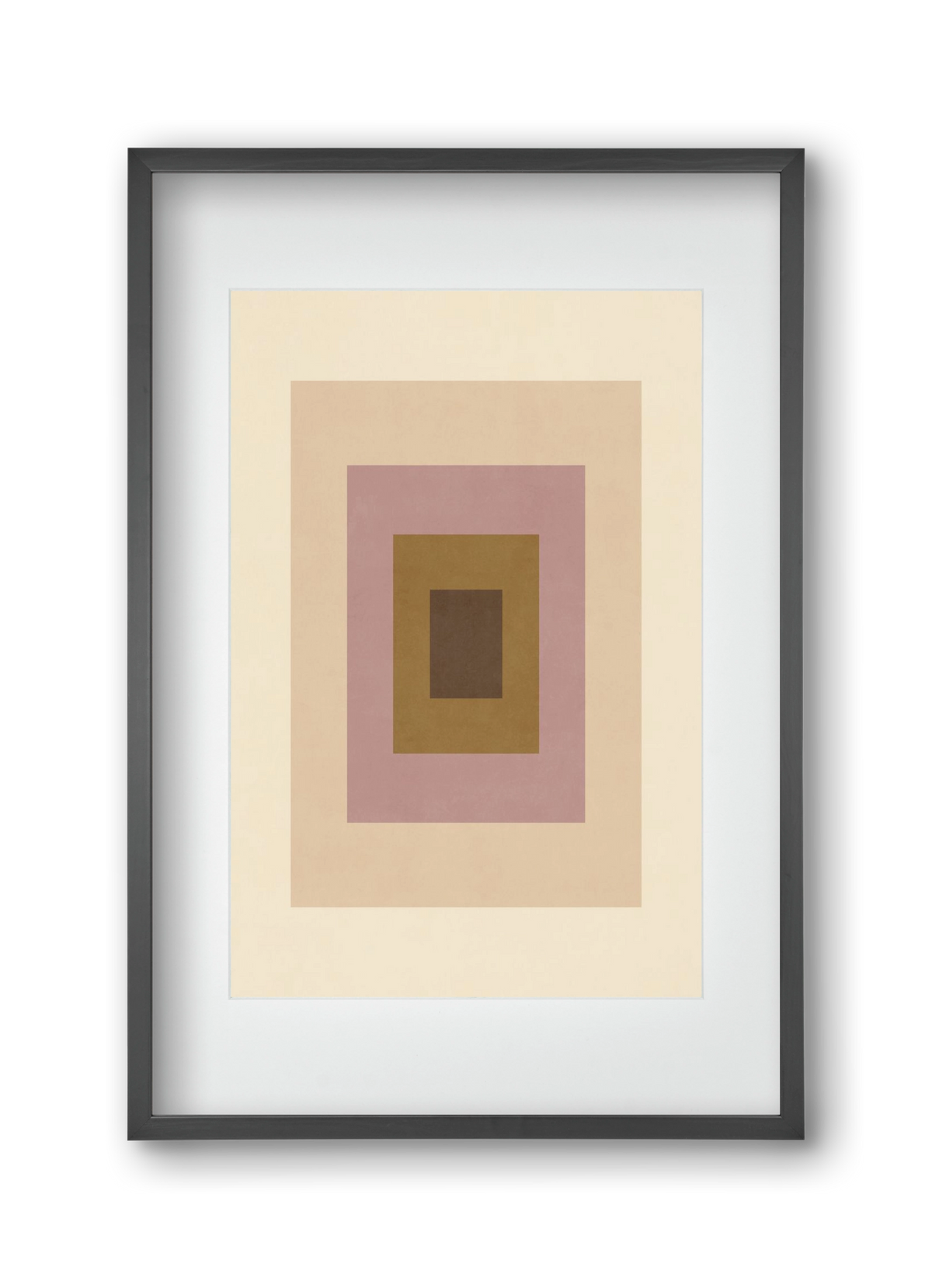 Rectangular Composition 06, 30x45 cm (20x30 cm), Fekete keret, paszpartuval