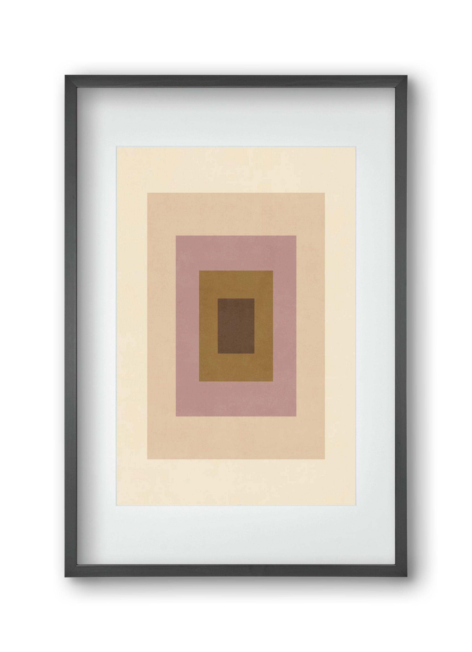 Rectangular Composition 06, 30x45 cm (20x30 cm), Fekete keret, paszpartuval