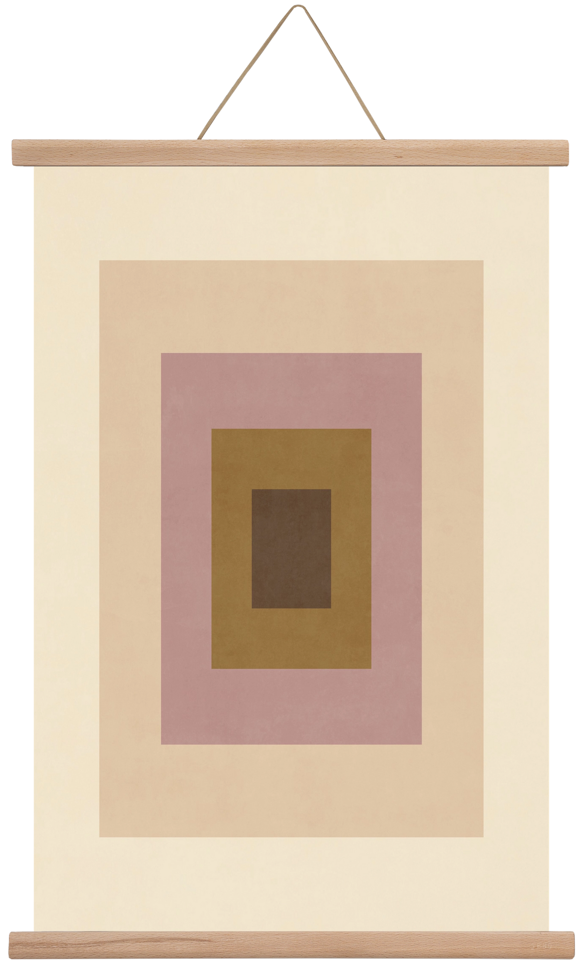 Rectangular Composition 06, 40x60 cm (40x60 cm), Tölgy akasztó