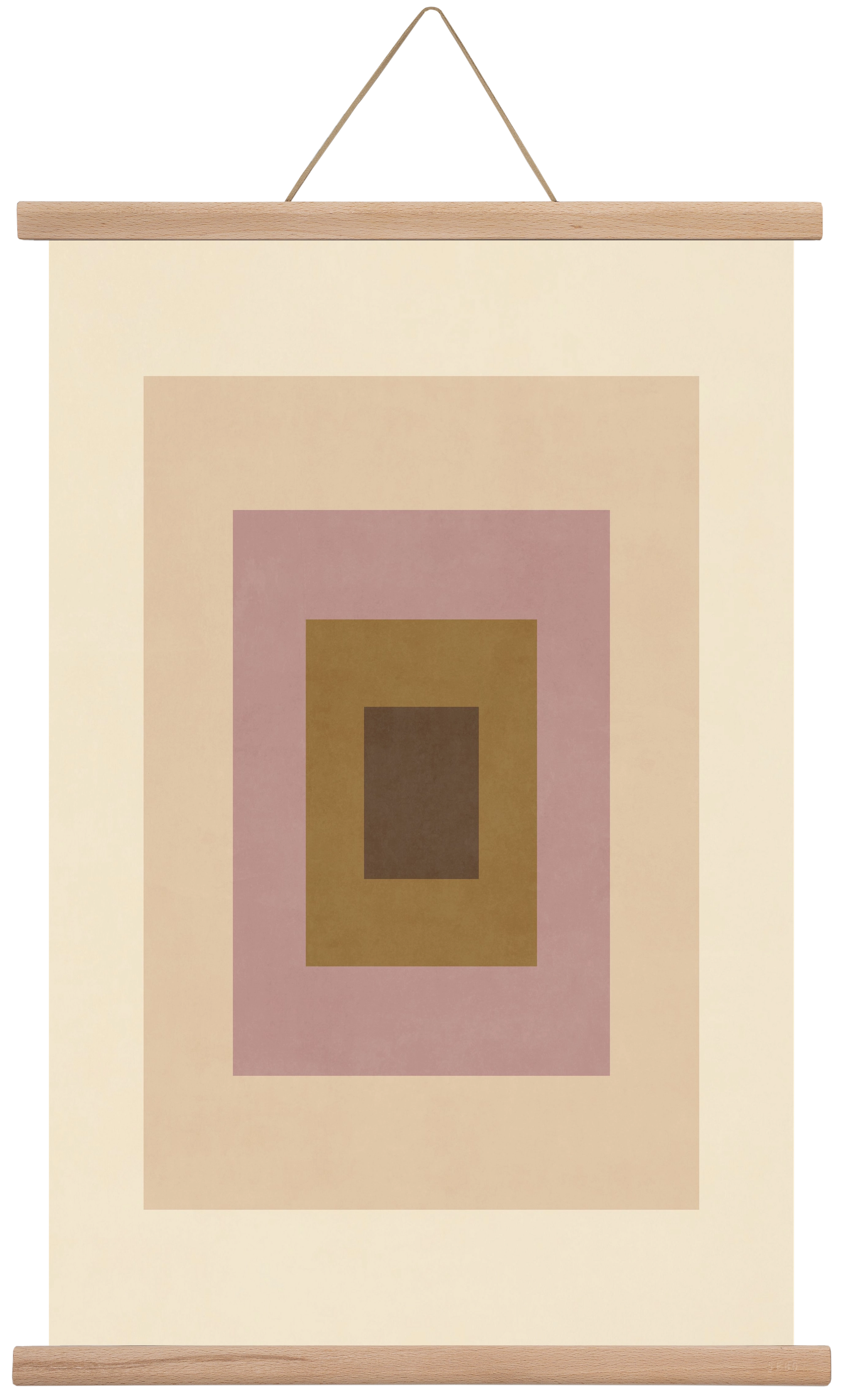 Rectangular Composition 06, 40x60 cm (40x60 cm), Tölgy akasztó
