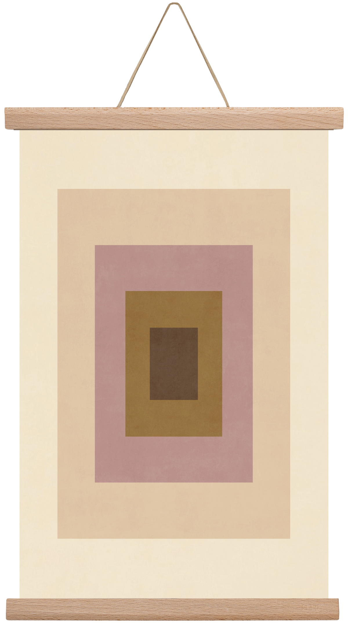 Rectangular Composition 06, 30x45 cm (30x45 cm), Tölgy akasztó
