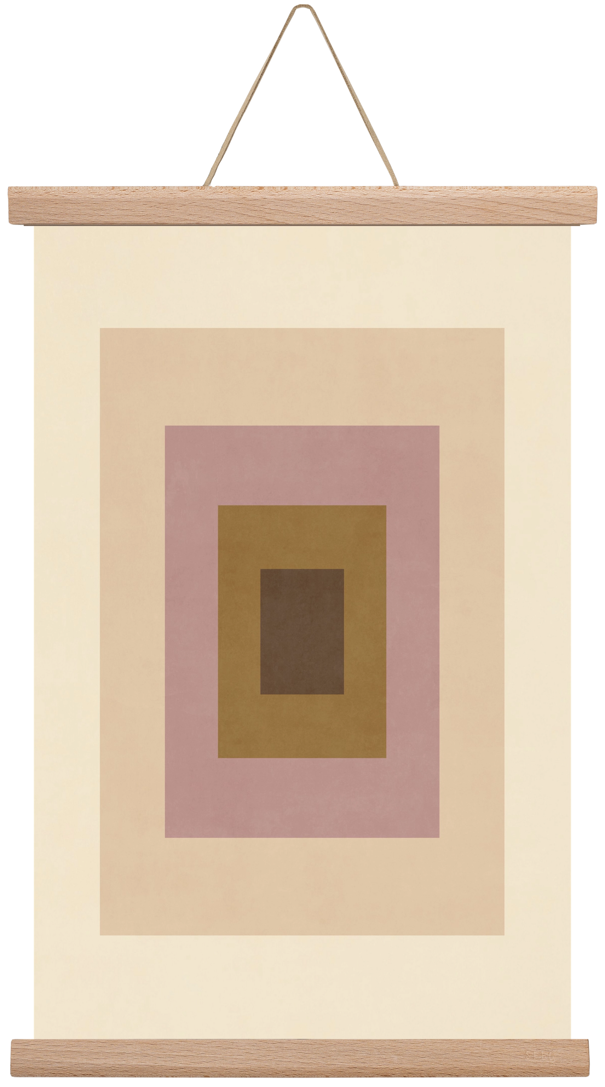 Rectangular Composition 06, 30x45 cm (30x45 cm), Tölgy akasztó