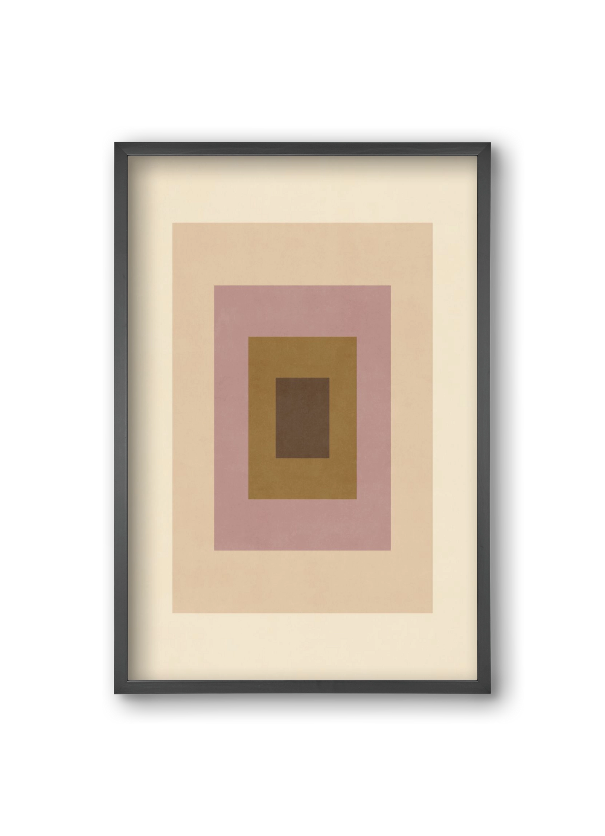 Rectangular Composition 06, 20x30 cm (20x30 cm), Fekete keret