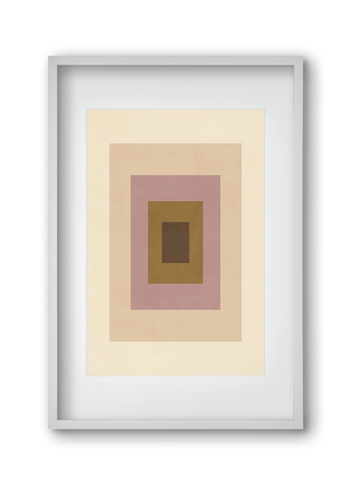 Rectangular Composition 06, 30x45 cm (20x30 cm), Fehér keret, paszpartuval