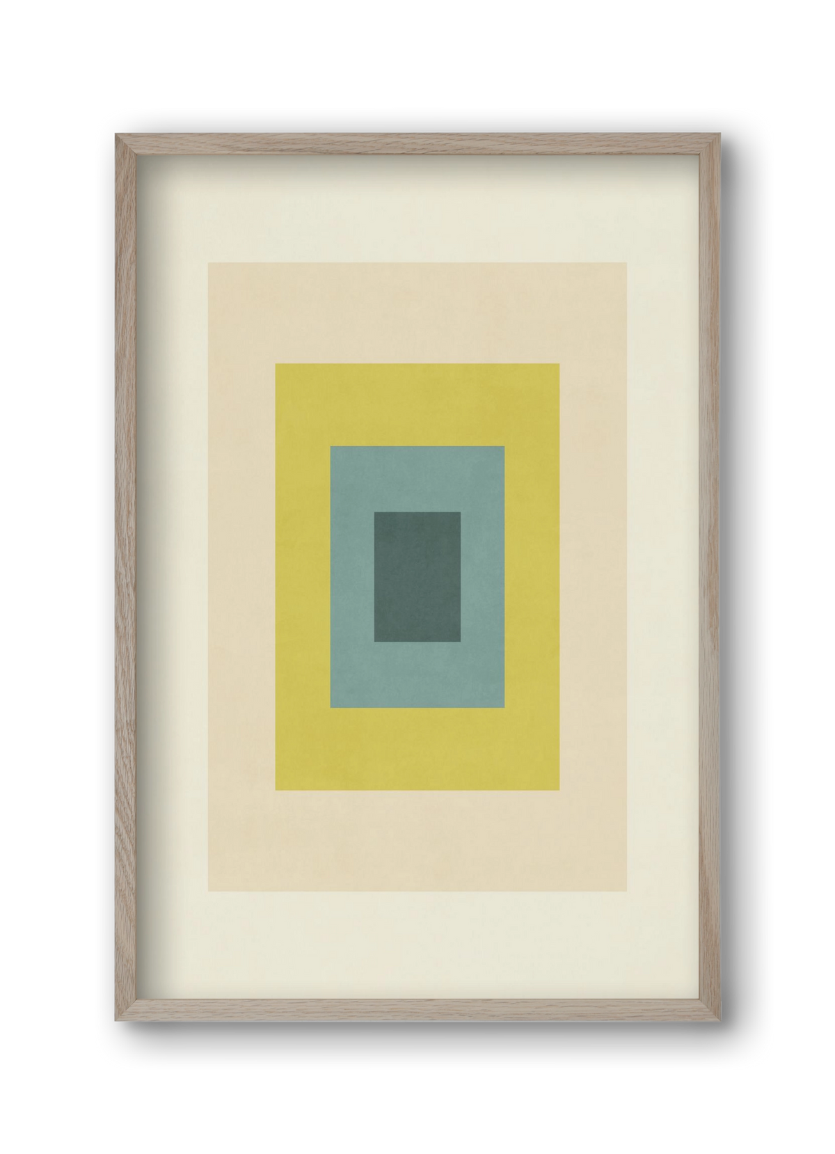 Rectangular Composition 08, 30x45 cm (30x45 cm), Tölgy keret