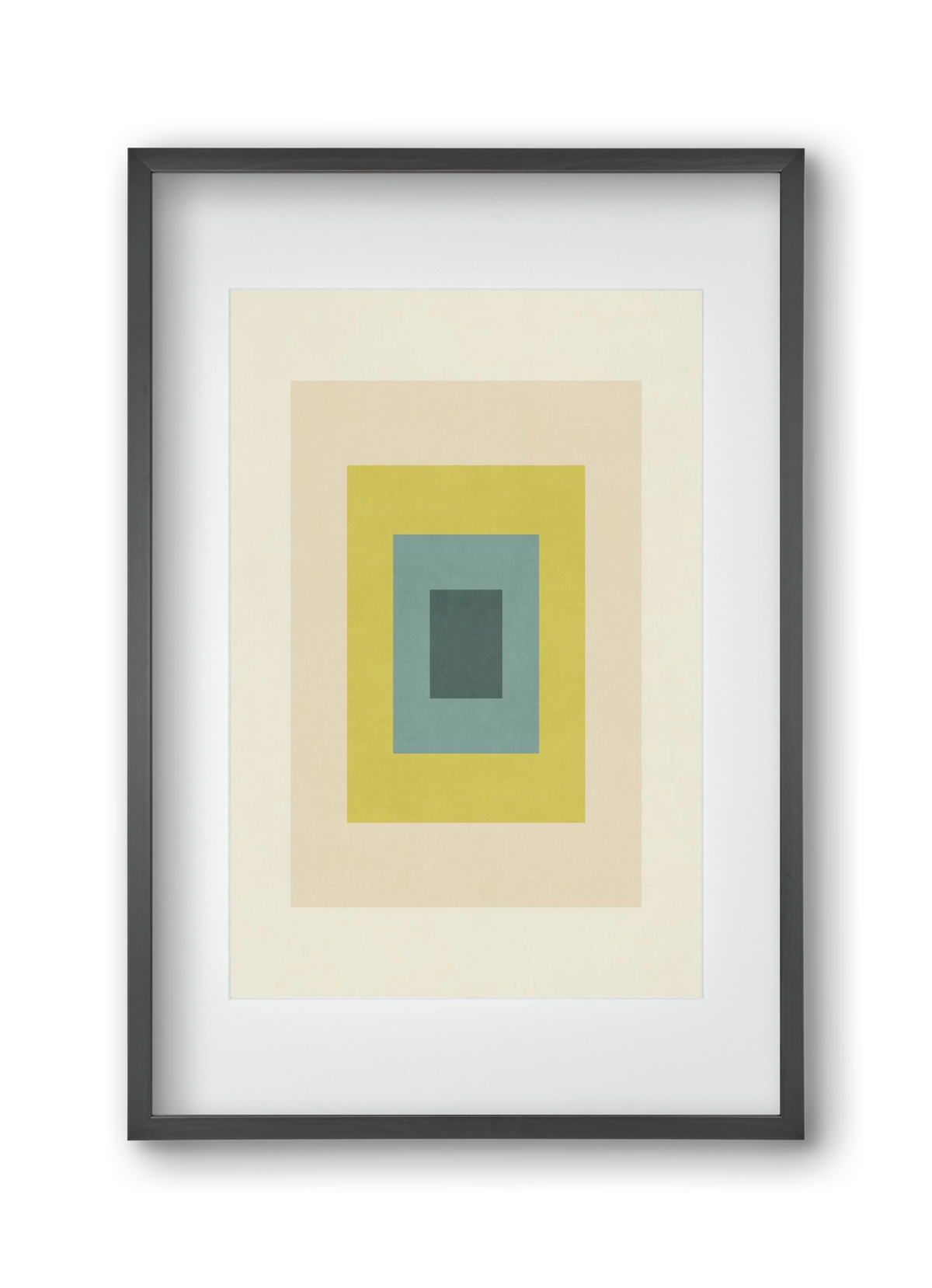 Rectangular Composition 08, 30x45 cm (20x30 cm), Fekete keret, paszpartuval