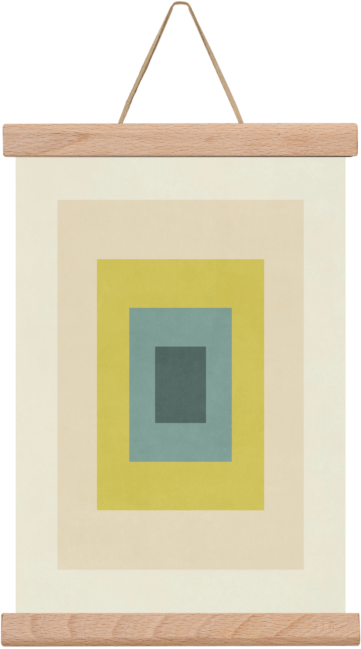 Rectangular Composition 08, 20x30 cm (20x30 cm), Tölgy akasztó