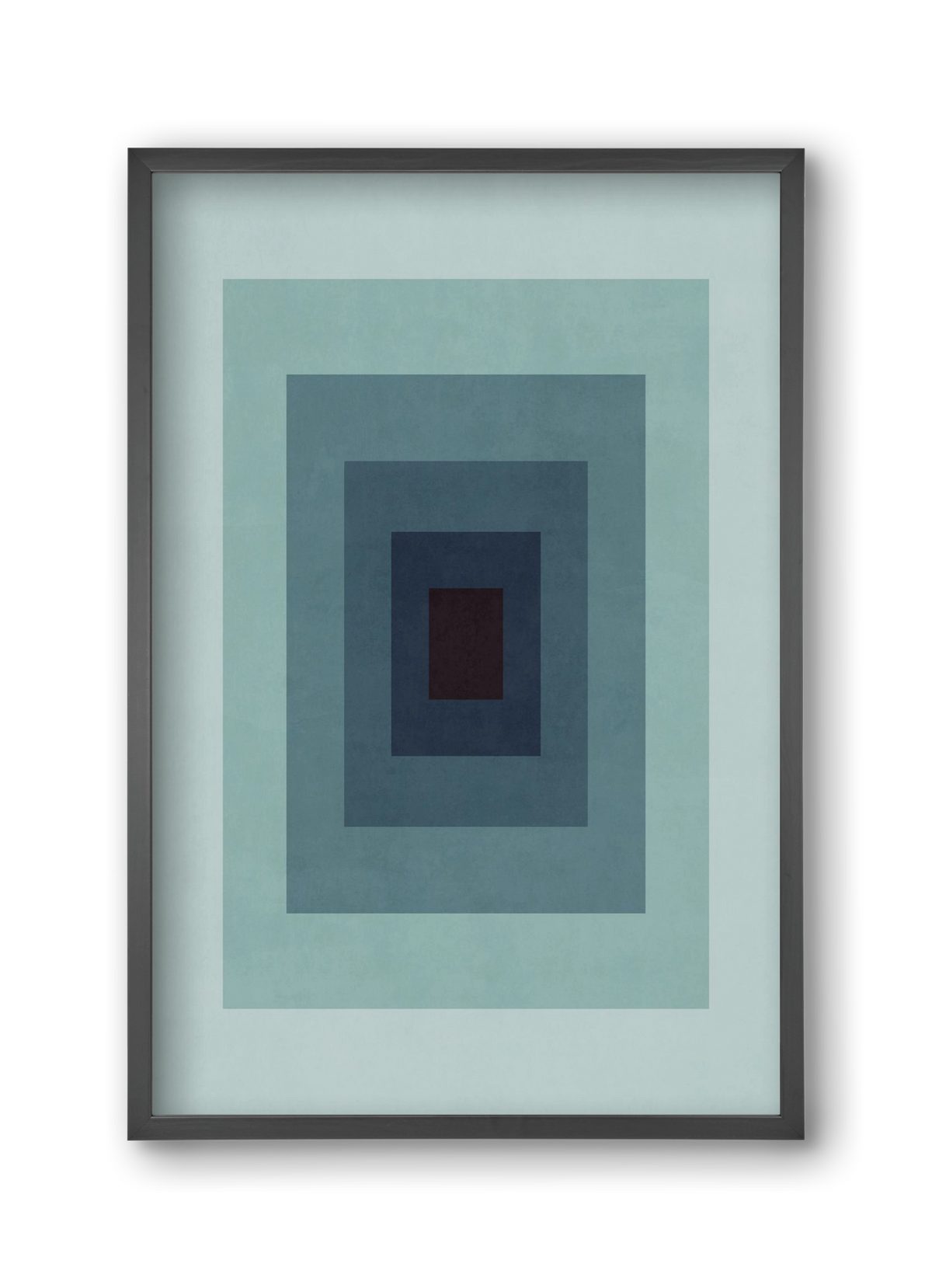 Rectangular Composition 09, 30x45 cm (30x45 cm), Fekete keret