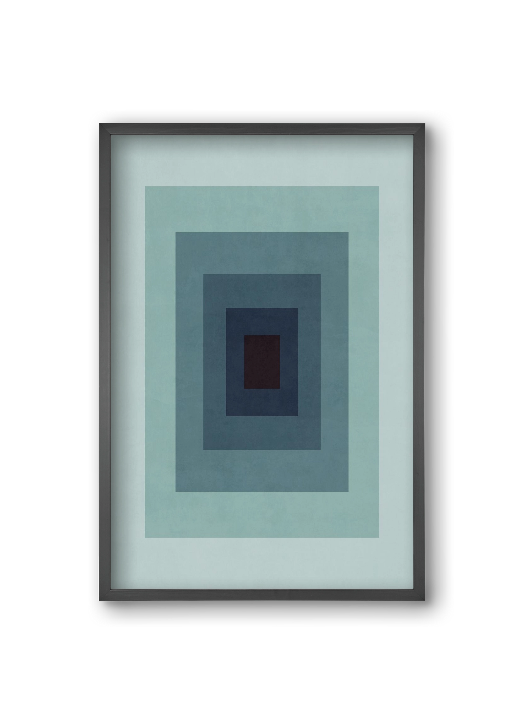 Rectangular Composition 09, 20x30 cm (20x30 cm), Fekete keret